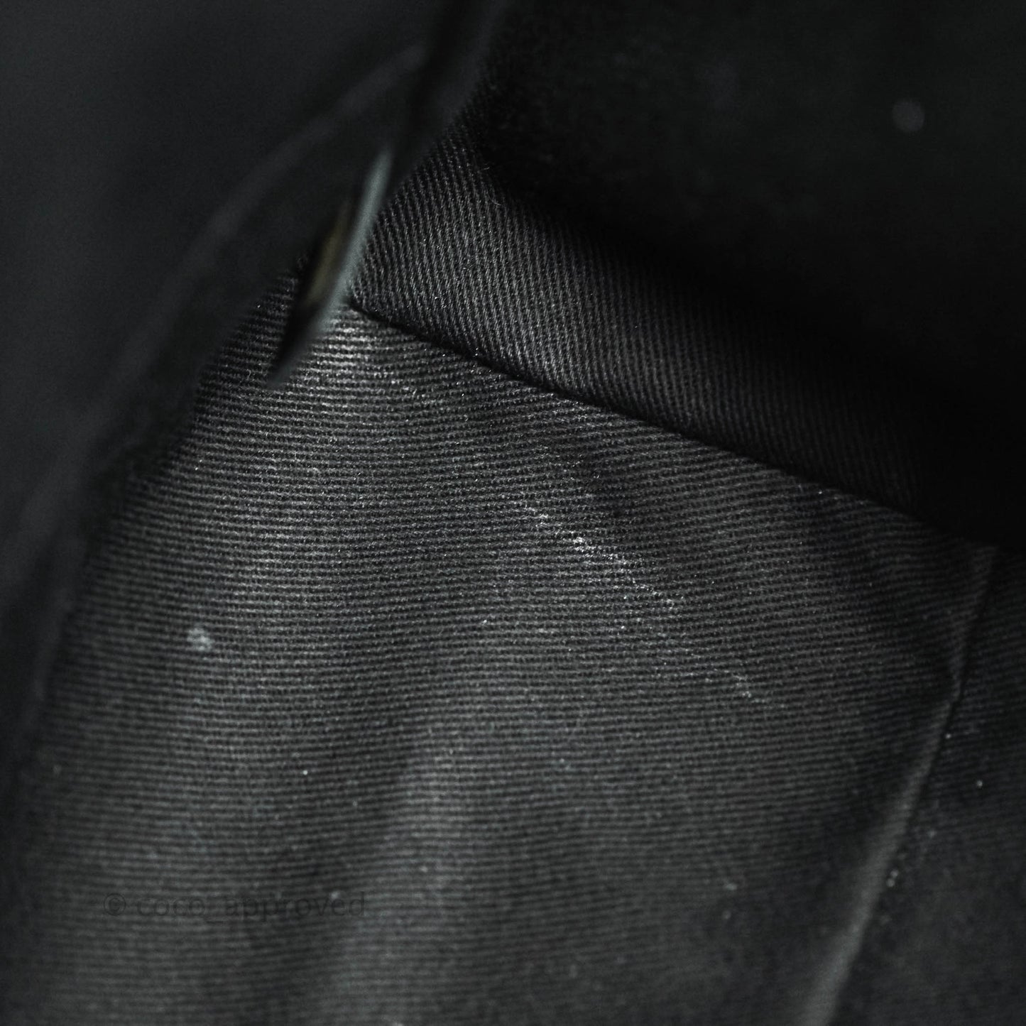 Chanel Large Deauville Black Glitter Lurex