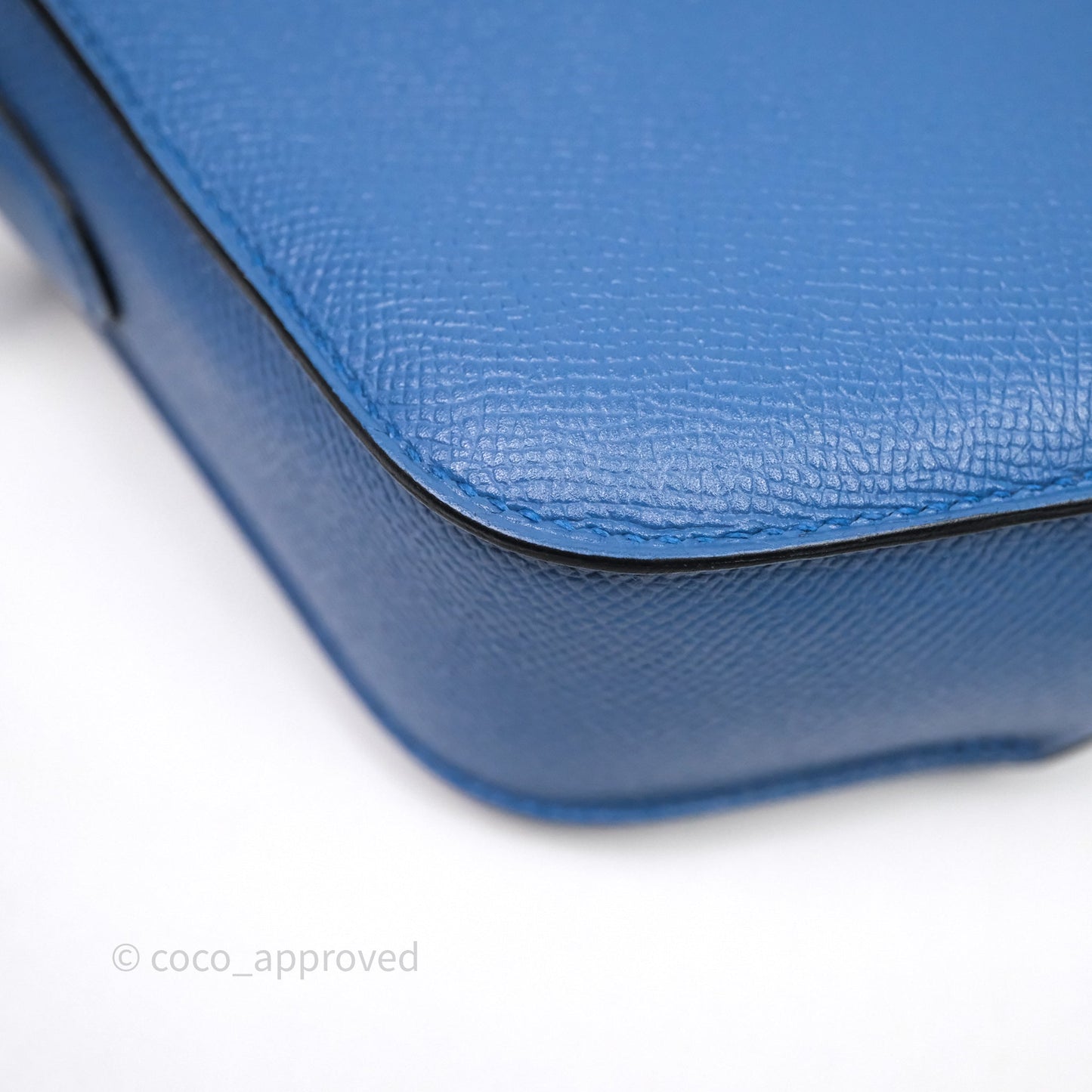 Hermès Cherche-Midi R2 Bleu Agate Epsom Palladium Hardware