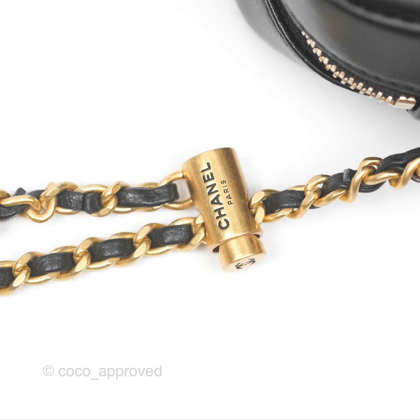 Chanel My Perfect Mini Camera Bag Black Lambskin Aged Gold Hardware