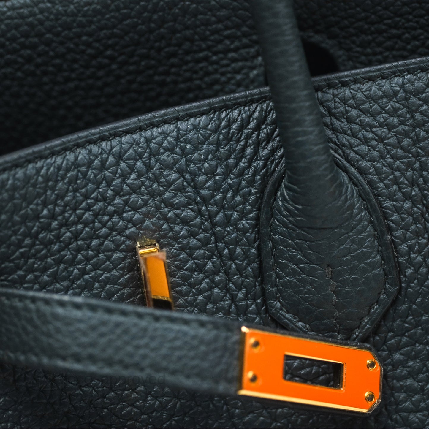 Hermès Birkin 25 Retourne Vert Cypres 6O Togo Gold Hardware