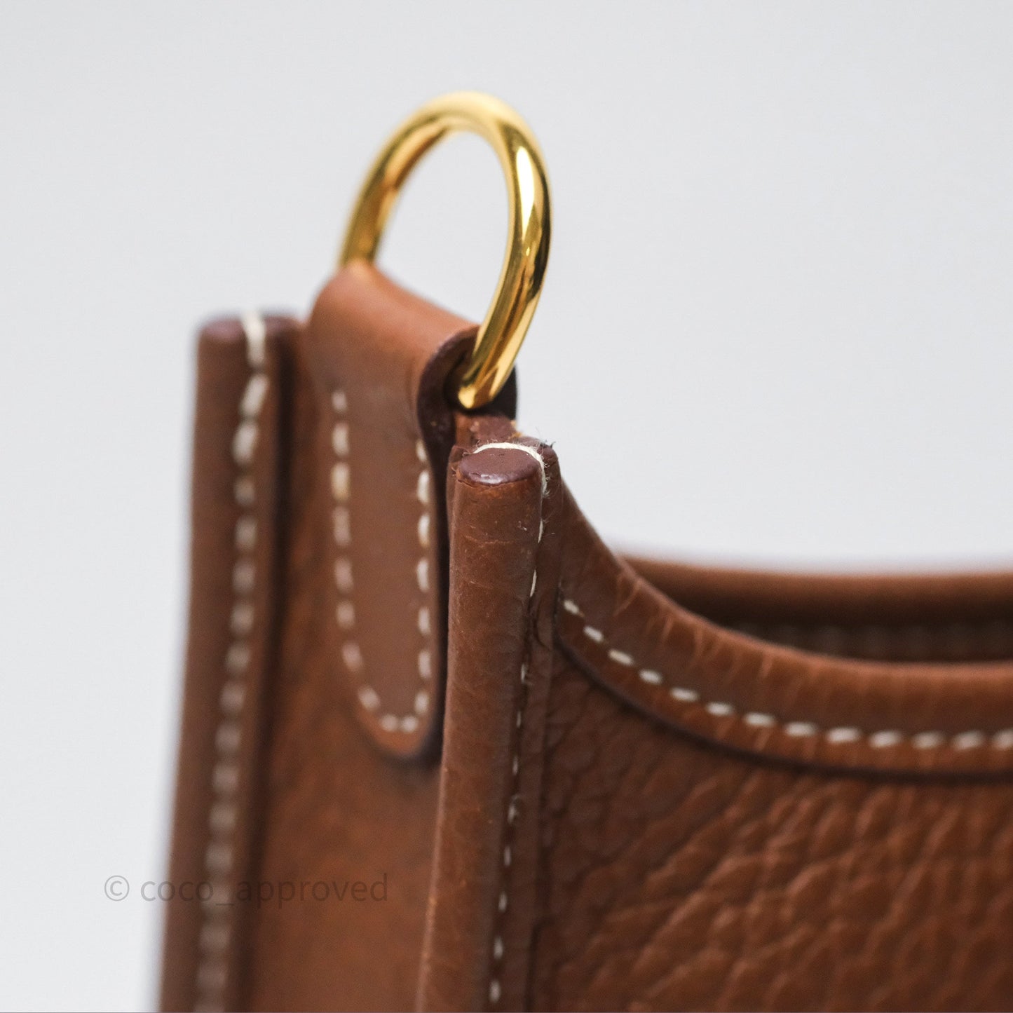 Hermès Mini Evelyne 16 Amazone Gold 37 Clemence Gold Hardware