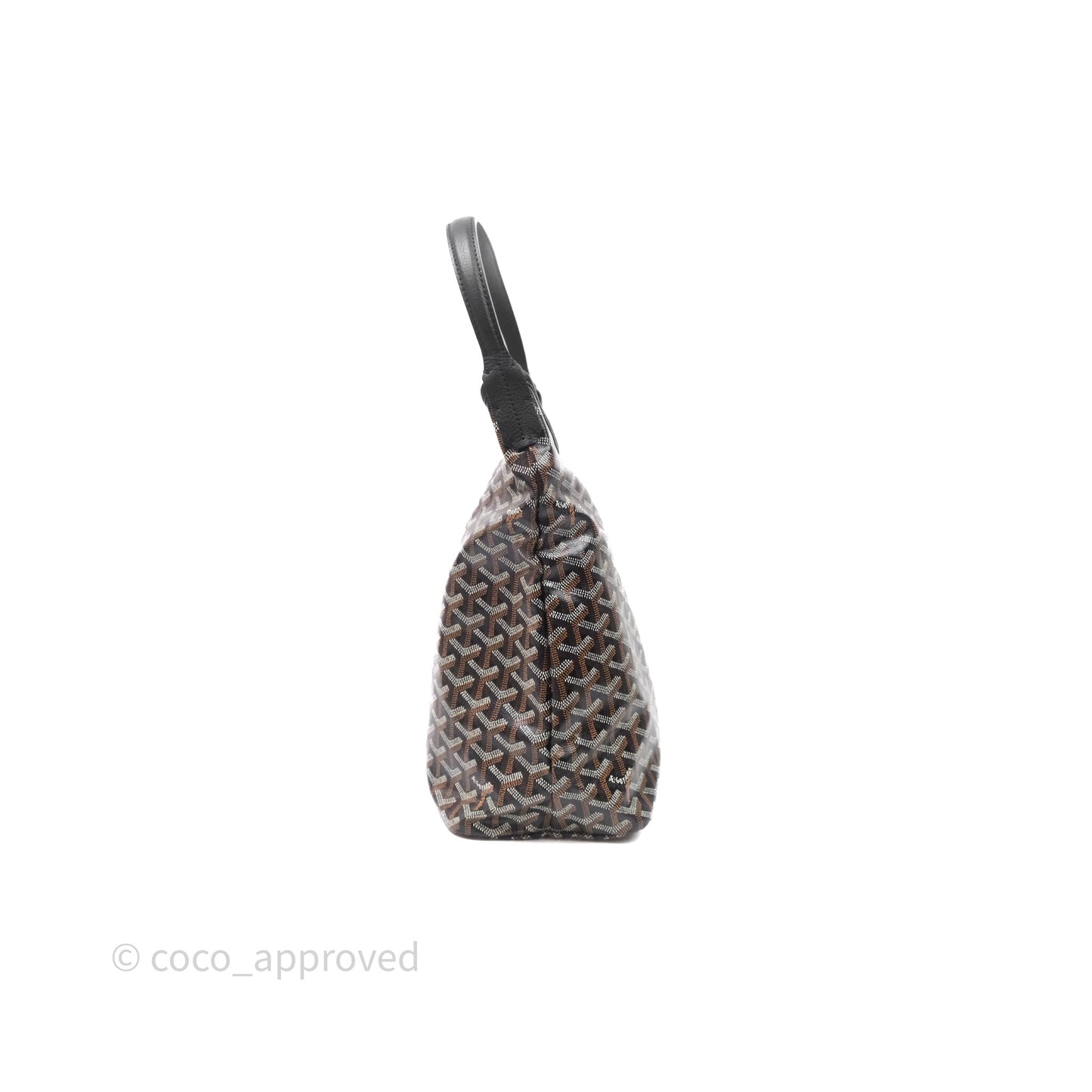 Goyard Bohème Hobo Bag Black Goyardine Canvas
