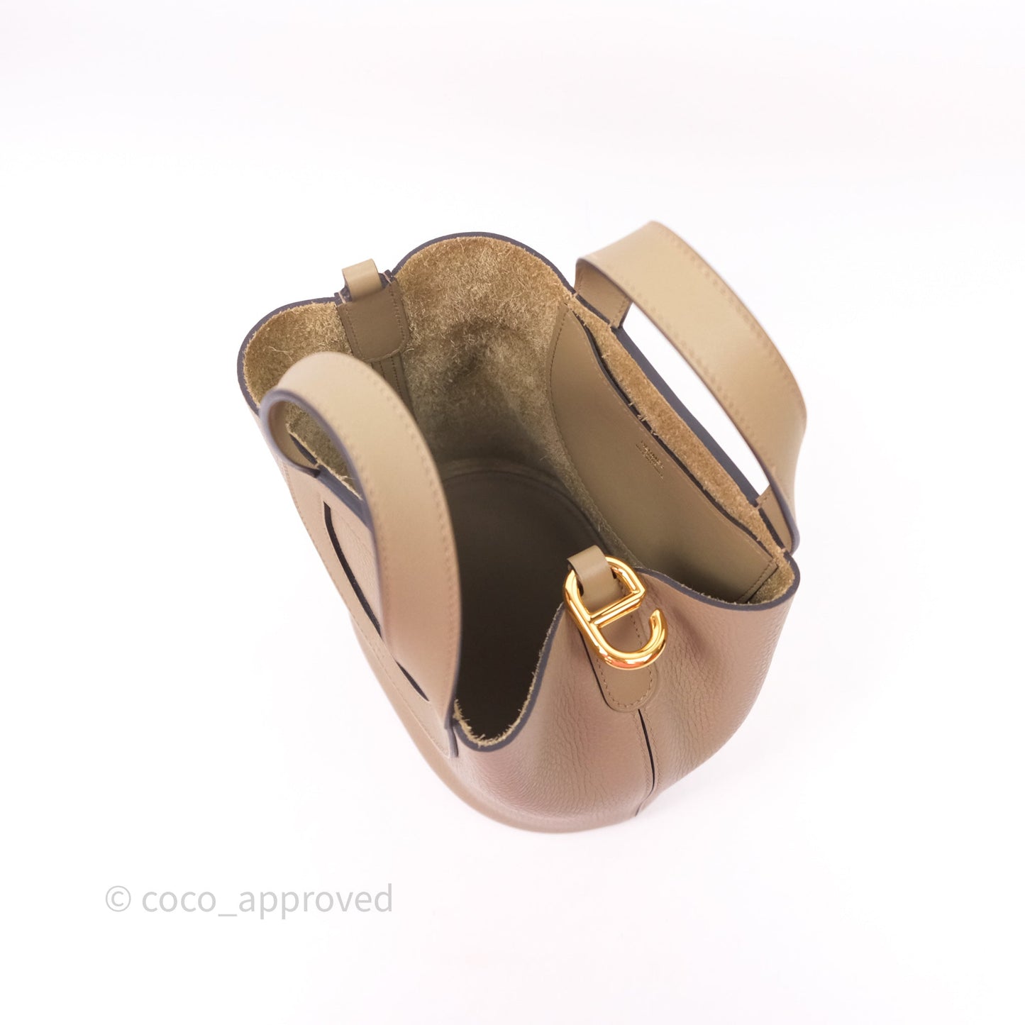 Hermès In-The-Loop 18 Beige Marfa 8Q Clemence Gold Hardware