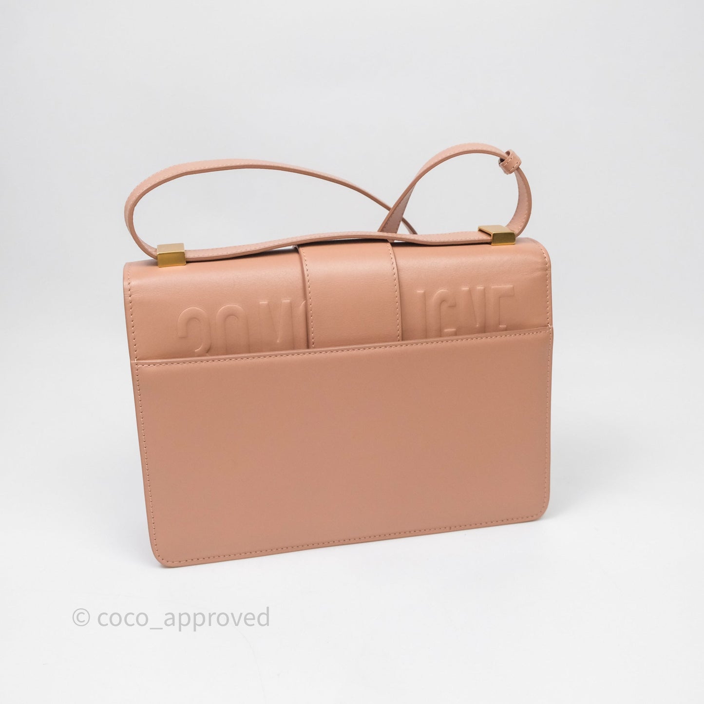 Christian Dior Small 30 Montaigne Bag Pink Calfskin Gold Hardware