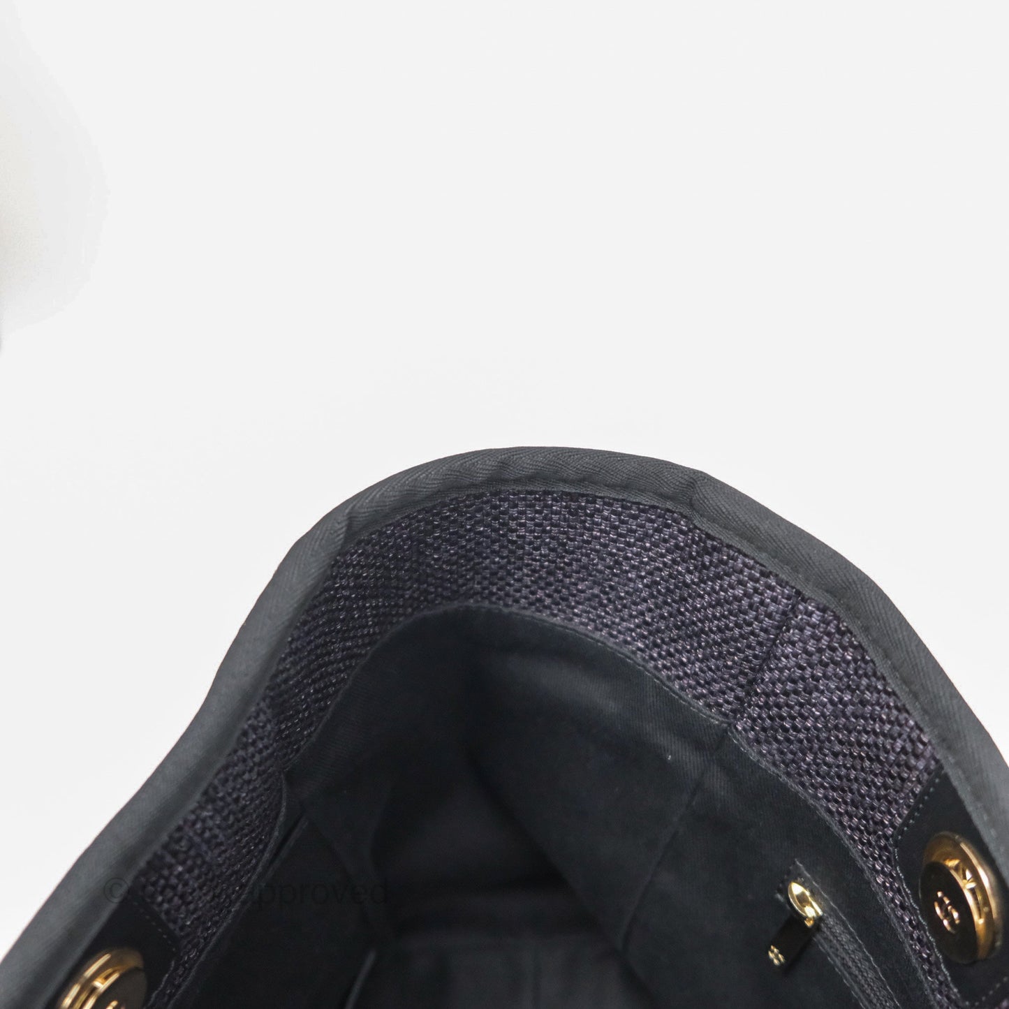Chanel Medium Deauville Tote Black Canvas Gold Hardware
