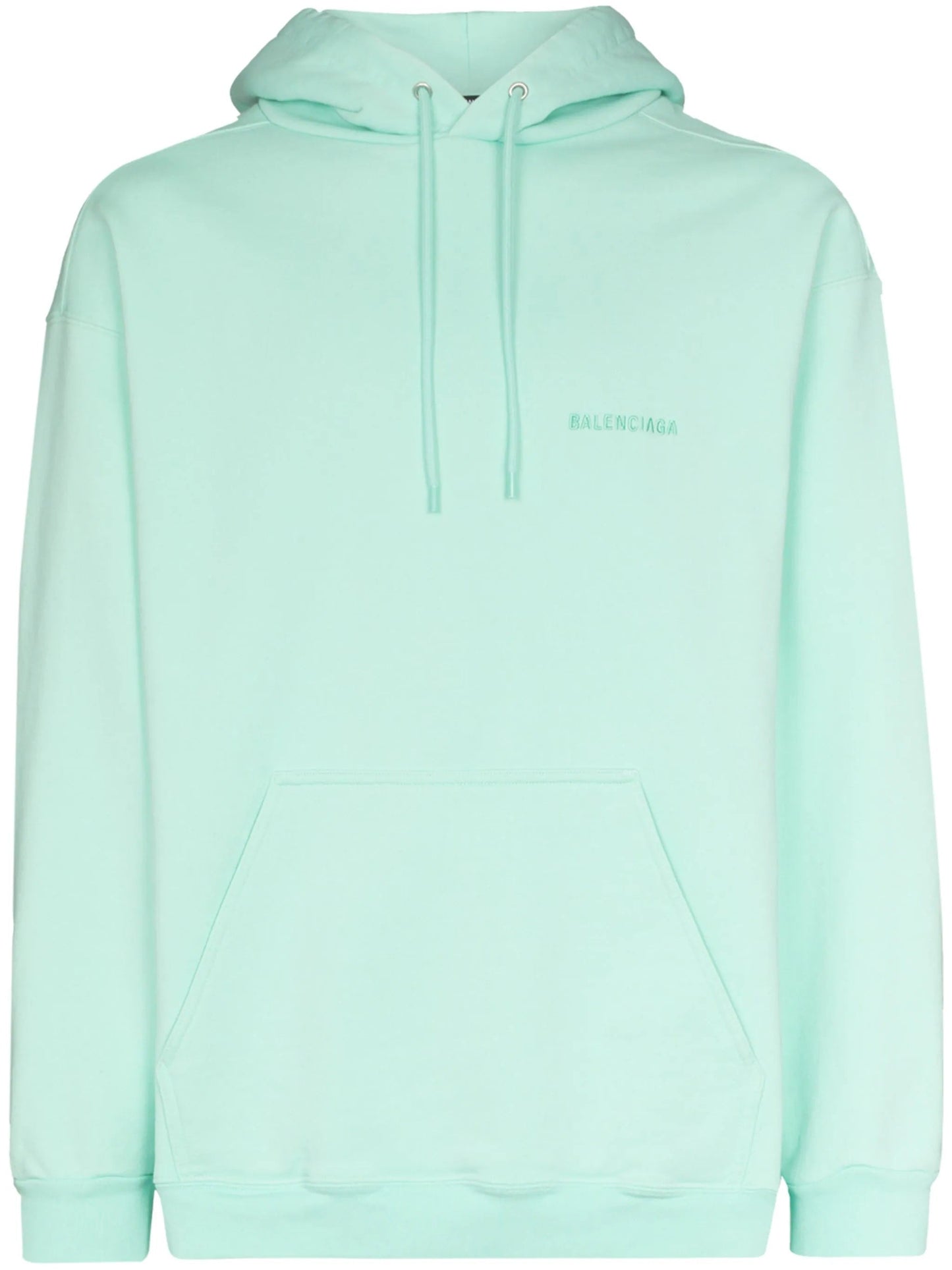 BALENCIAGA EMBROIDERED LOGO HOODIE