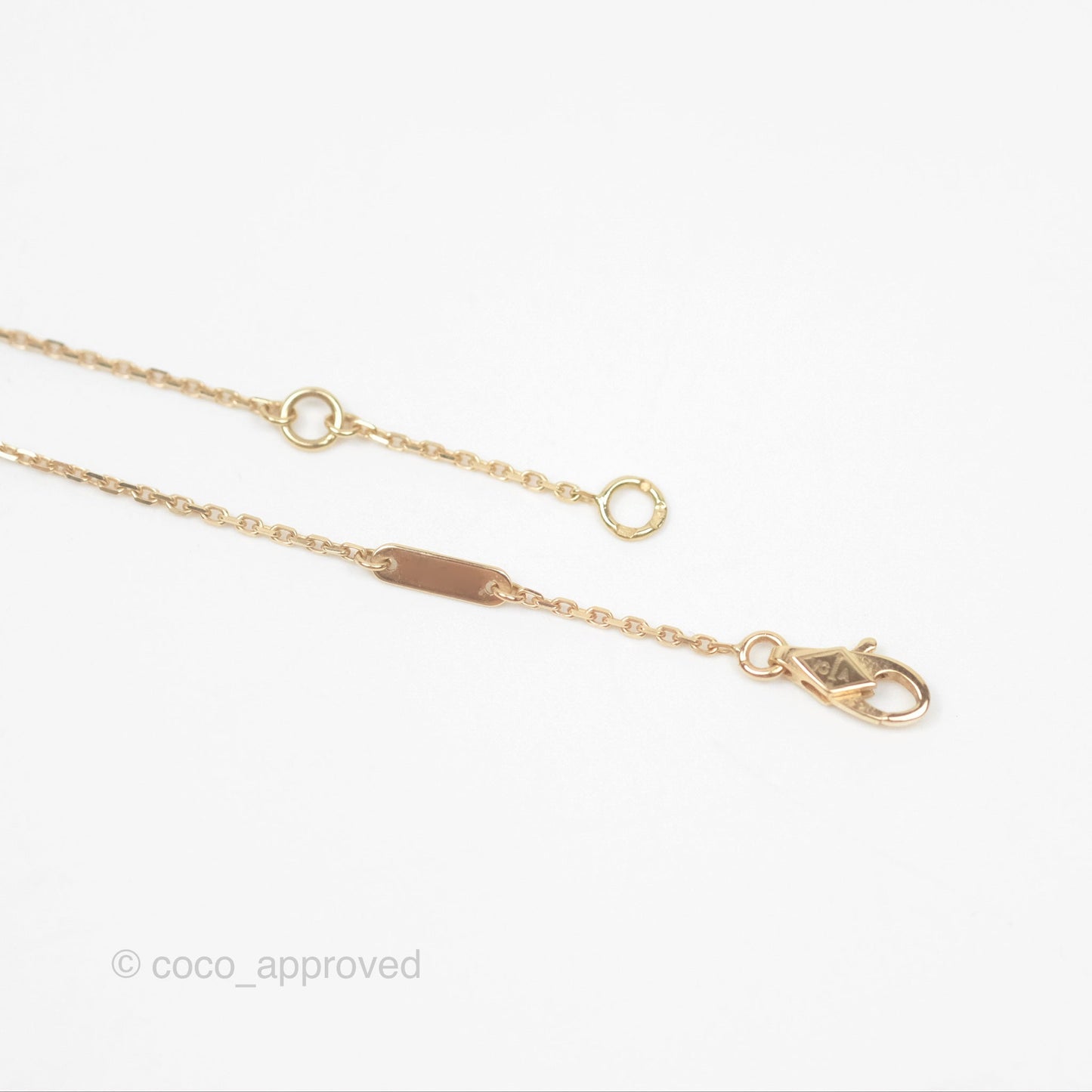 Van Cleef & Arpels 18K Yellow Gold Mother of Pearl Sweet Alhambra Butterfly Pendant Necklace