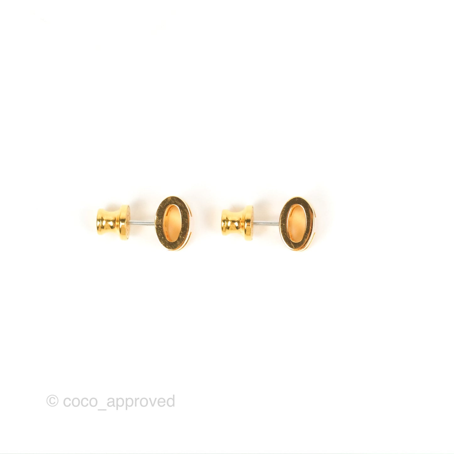 Hermès Pop H Earrings Rose Dragee Gold Hardware