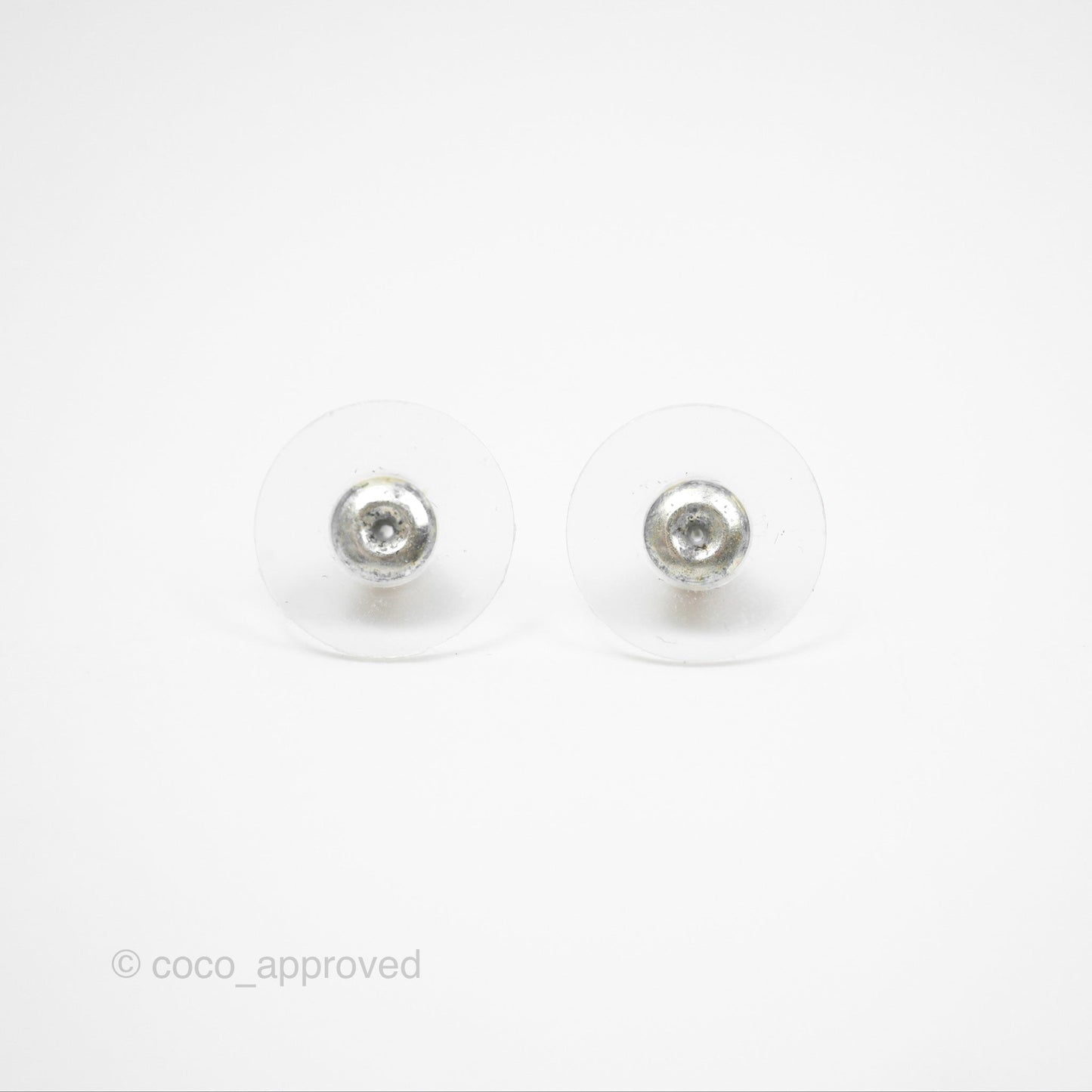 Chanel Crystal Heart CC Drop Earrings Mixed Hardware 23S