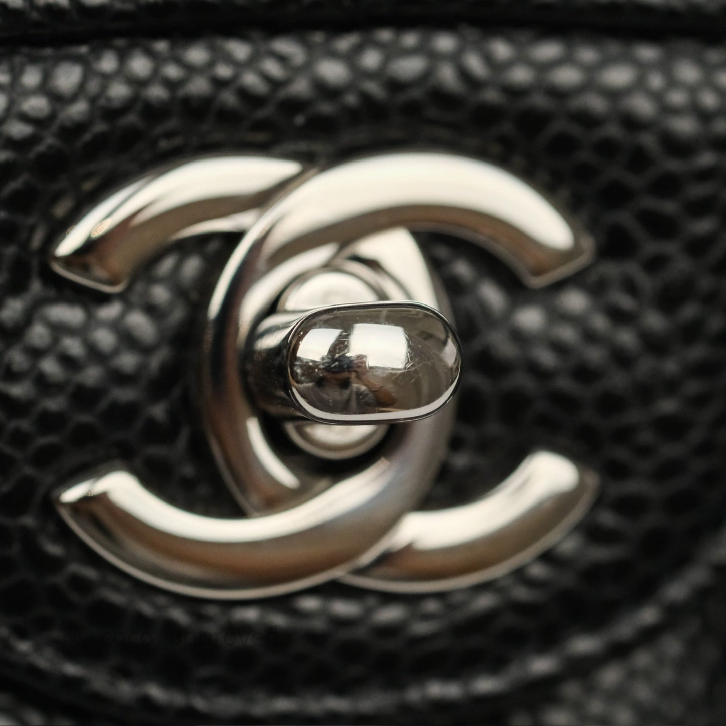 Chanel Small Classic Flap Quilted Black Caviar Silver Hardware