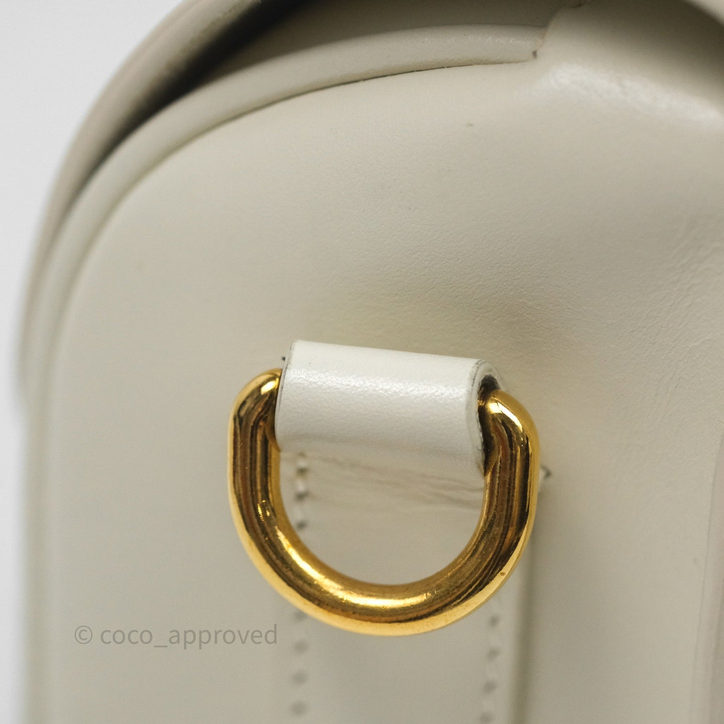 Christian Dior Medium Bobby Flap White Box Calfskin
