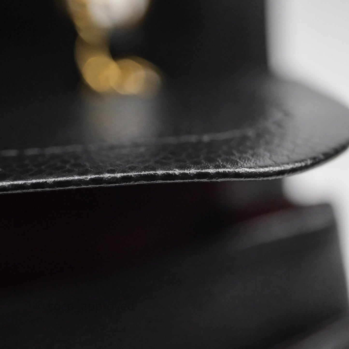 Chanel Classic M/L Medium Flap Quilted Black Caviar Gold Hardware