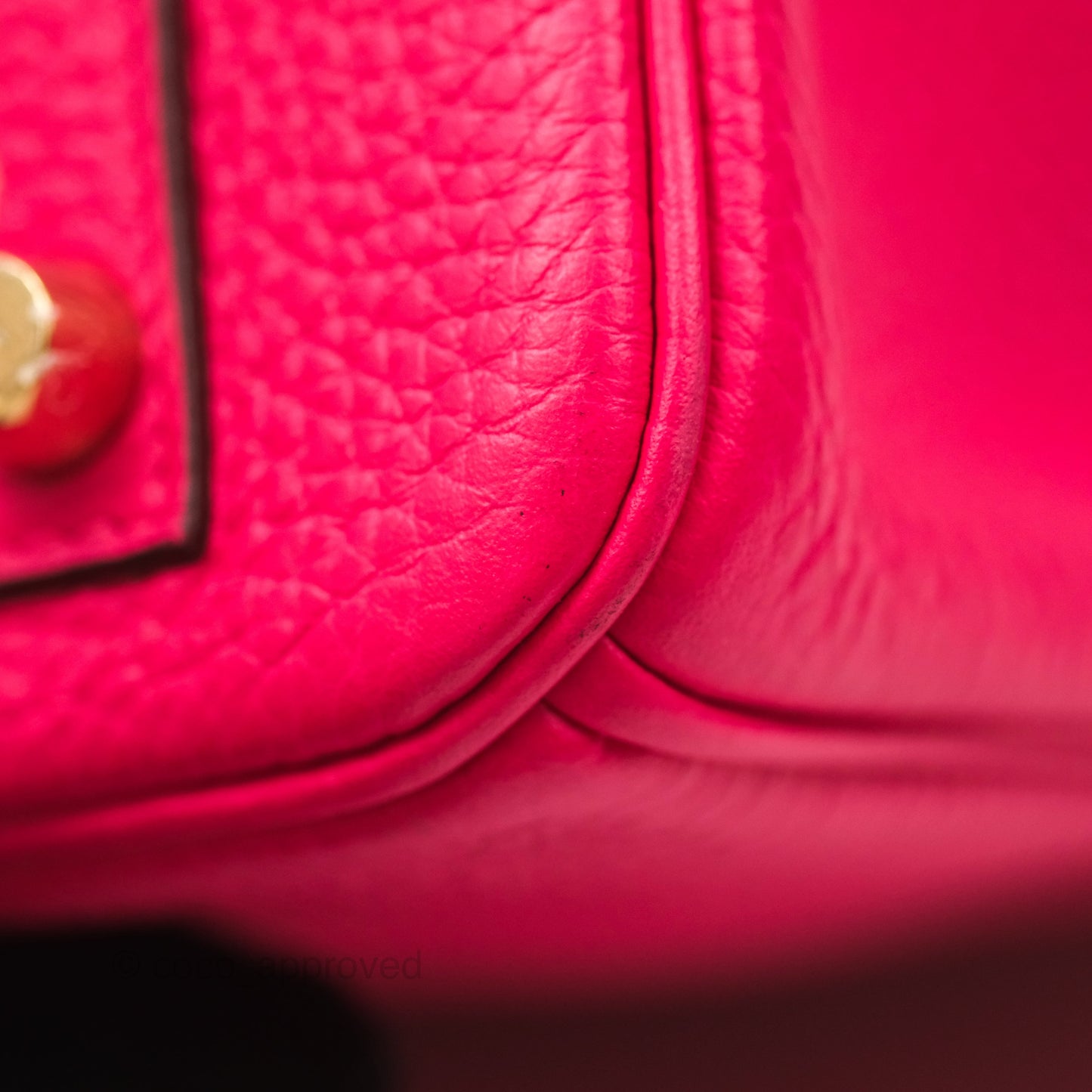 Hermès Birkin 30 Retourne I6 Rose Extrême Clemence Gold Hardware