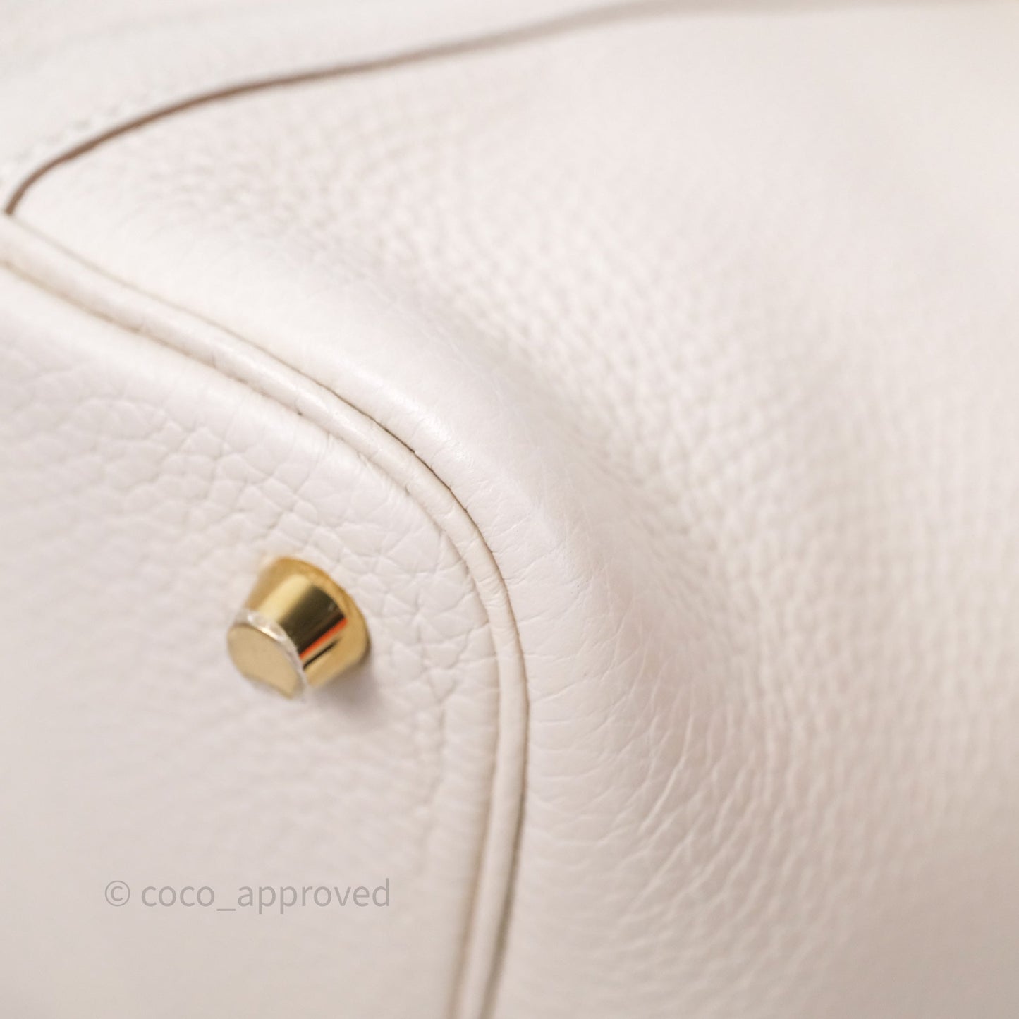 Hermès Picotin 18 Beton 8L Clemence Gold Hardware
