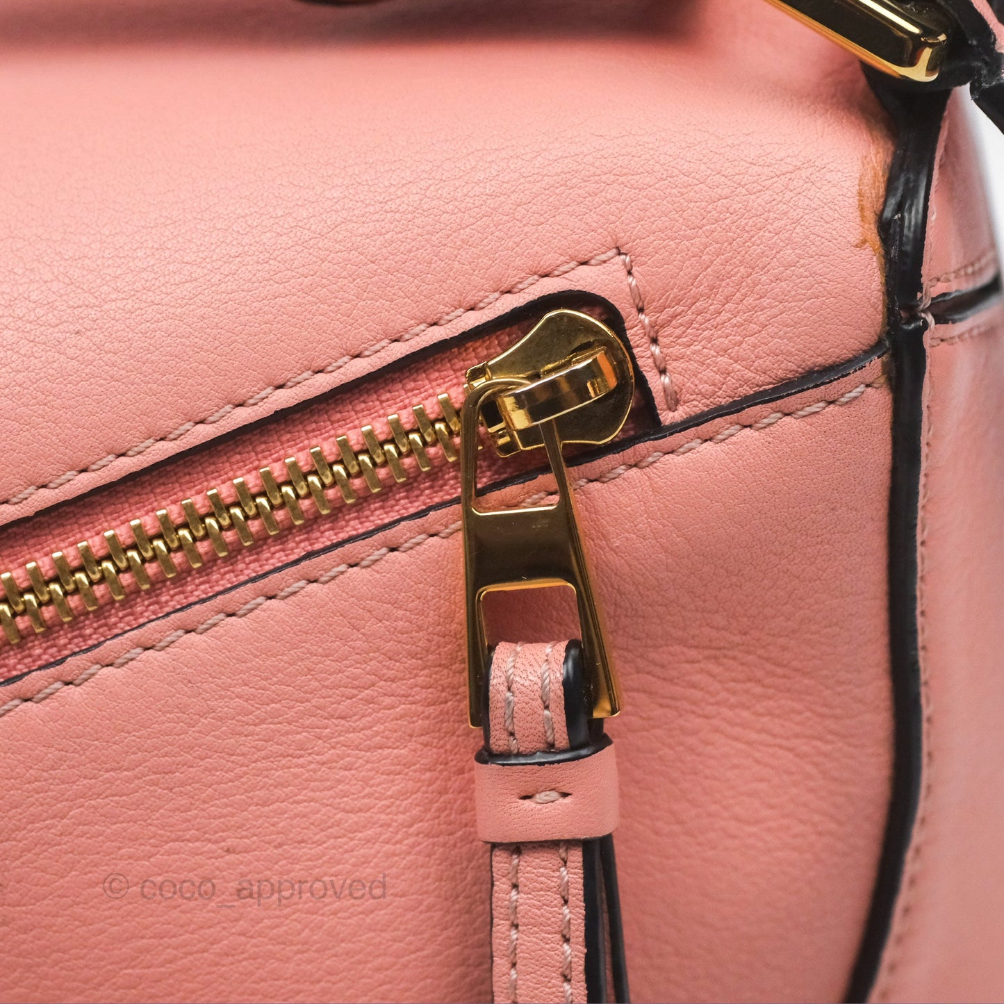 Loewe Small Puzzle Bag Pink Calfskin
