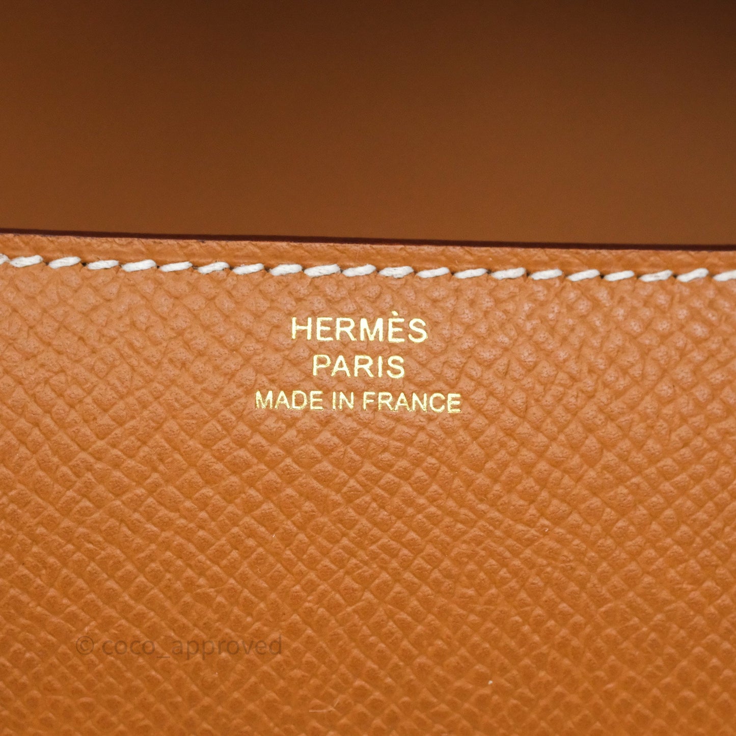 Hermès Constance Elan Gold 37 Epsom Gold Hardware