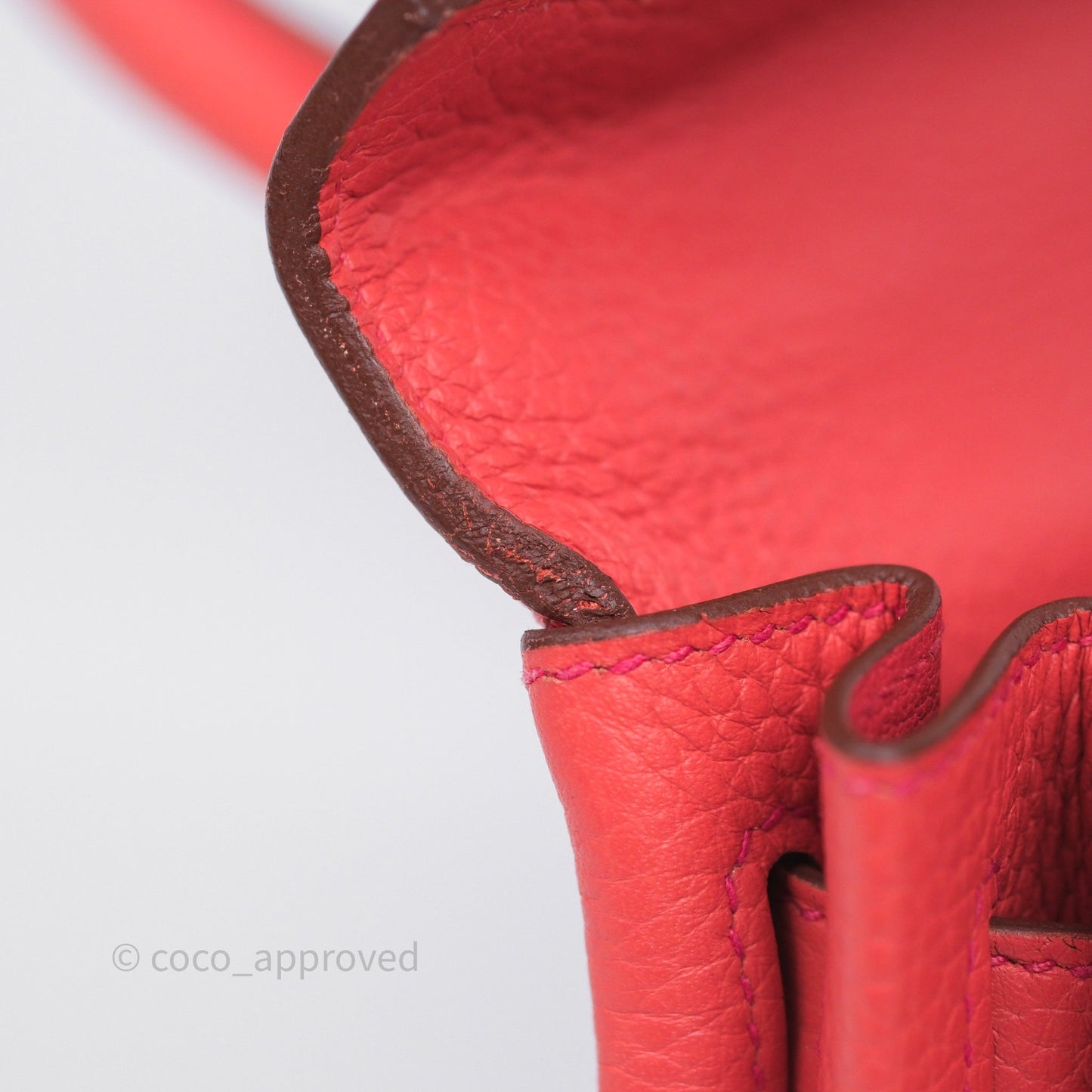 Hermès Kelly 28 Rose Jaipur Retourne Togo Gold Hardware