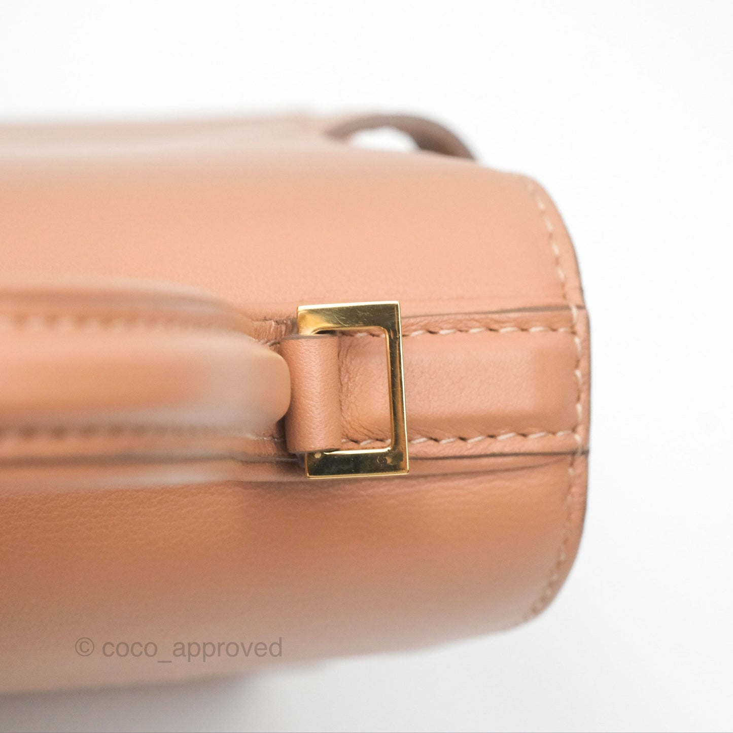 Delvaux Tempête Mini Beige Supple Calfskin Gold Hardware