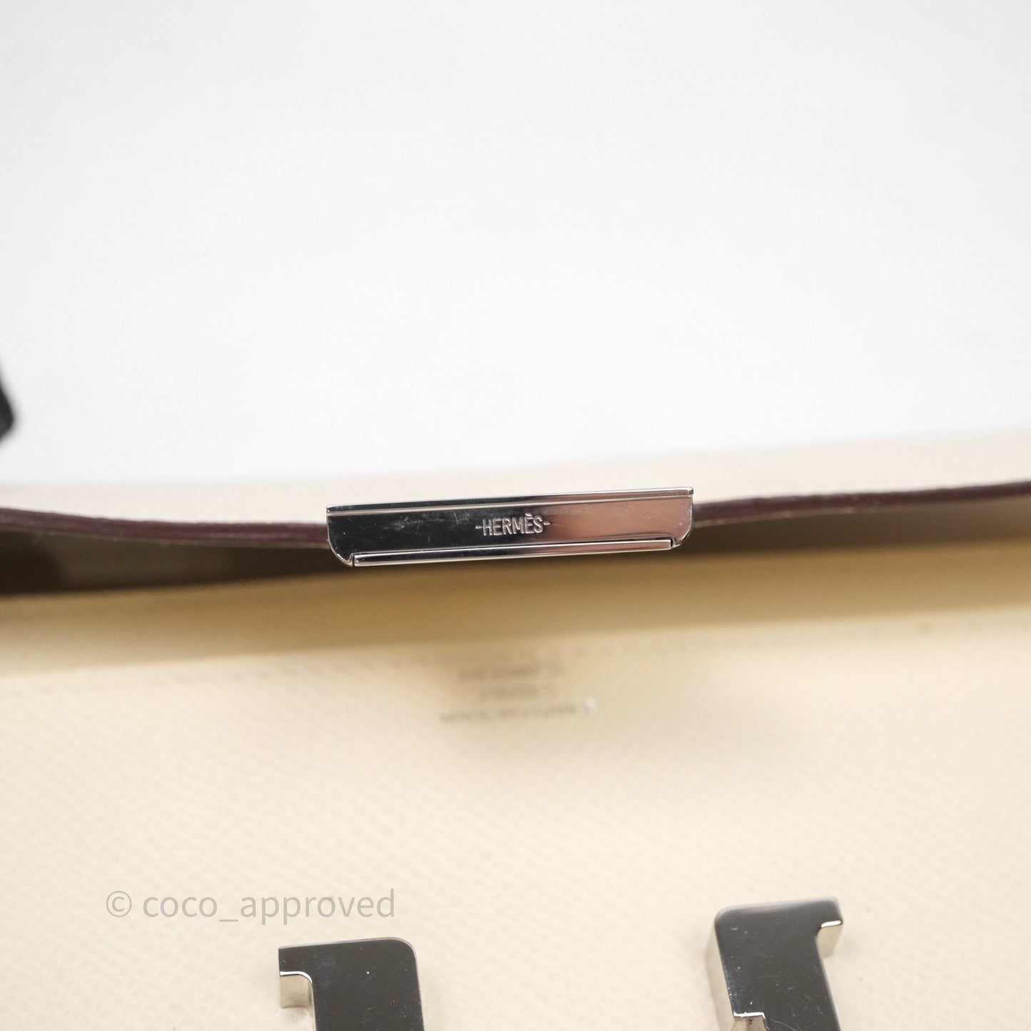 Hermès Constance To Go Wallet Nata I2 Epsom Palladium hardware