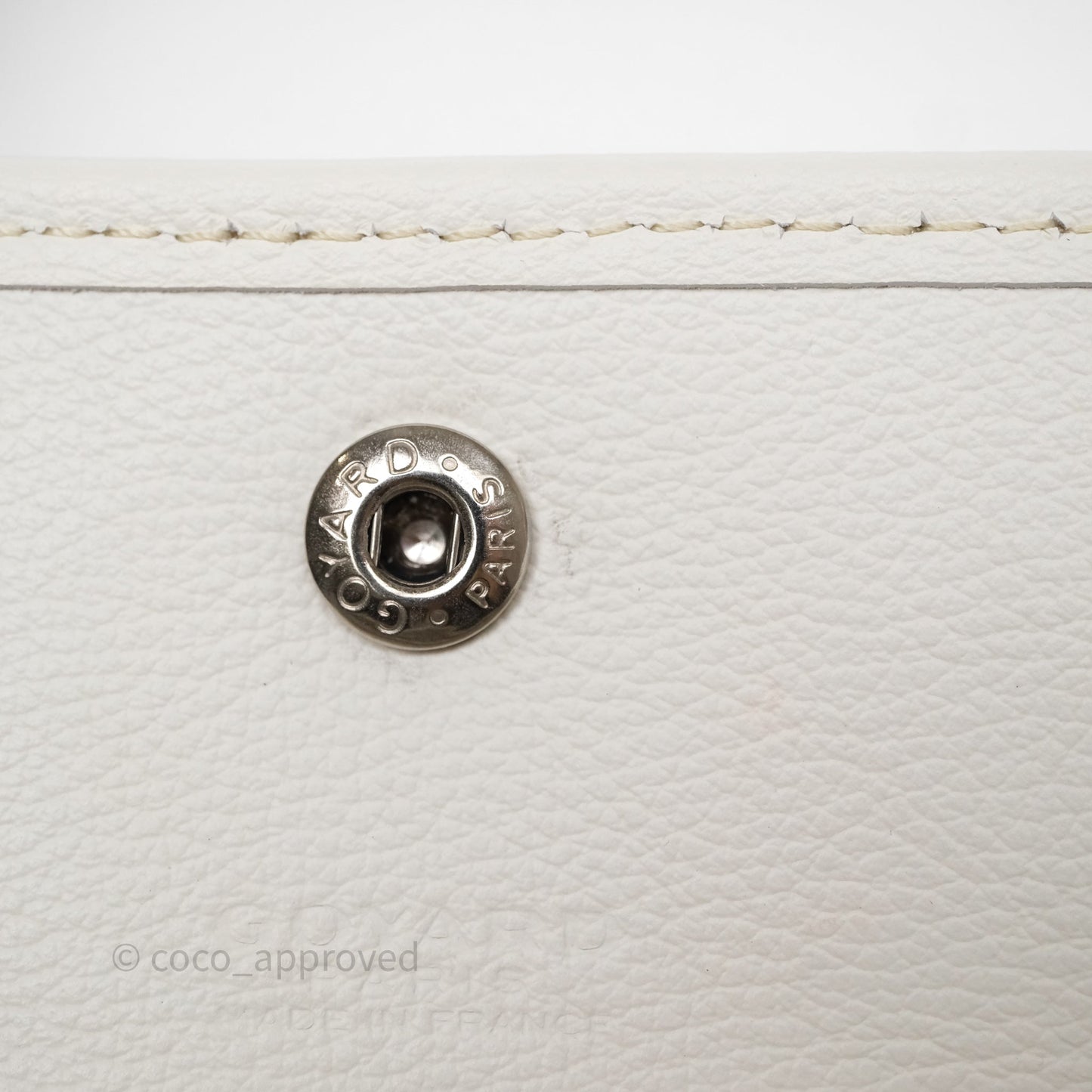 Goyard Bohème Hobo Bag PM White Goyardine Canvas