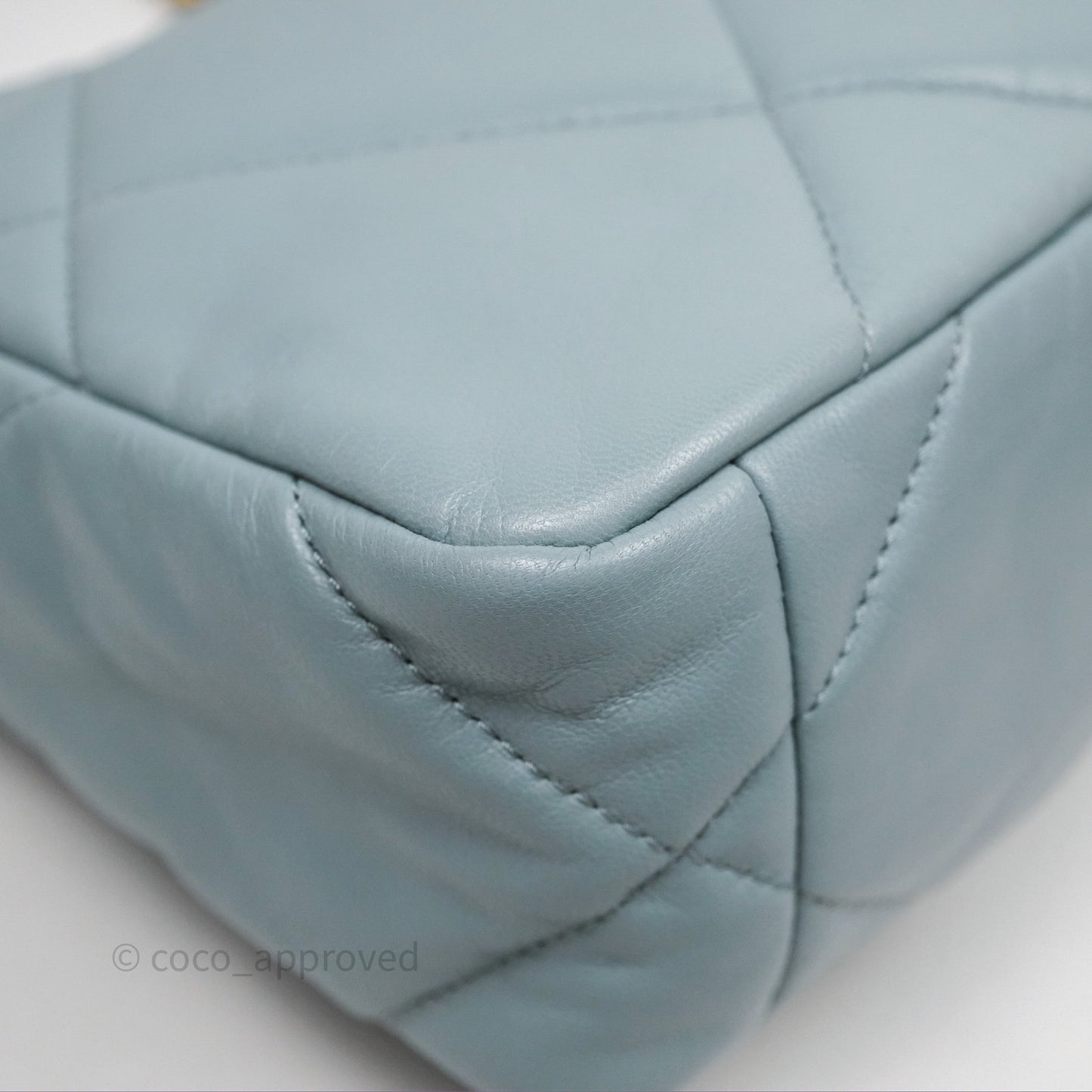 Chanel 19 Small Blue Mixed Hardware