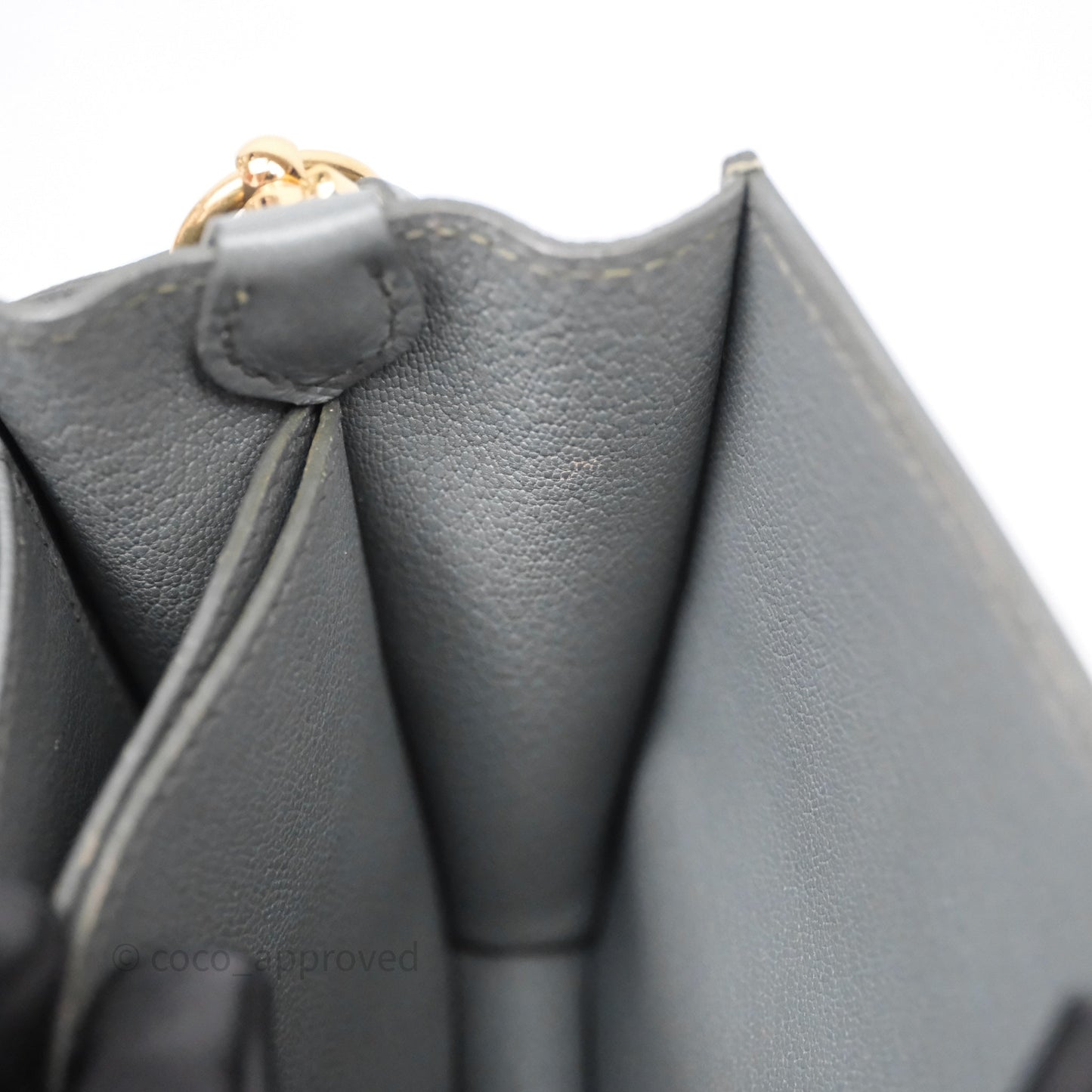 Hermès Roulis Mini 18 Vert Amancde 63 Evercolor Gold Hardware