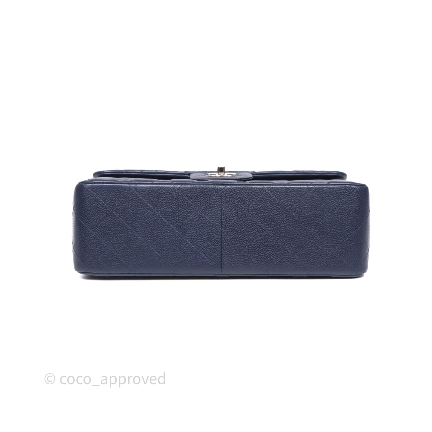 Chanel Jumbo Double Flap Navy Caviar Silver Hardware⁣⁣