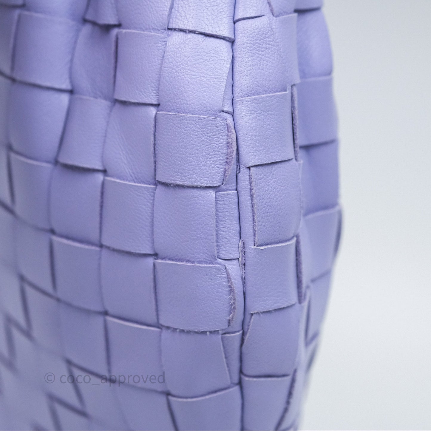 Bottega Veneta Mini Jodie Bag Purple Intrecciato Lambskin