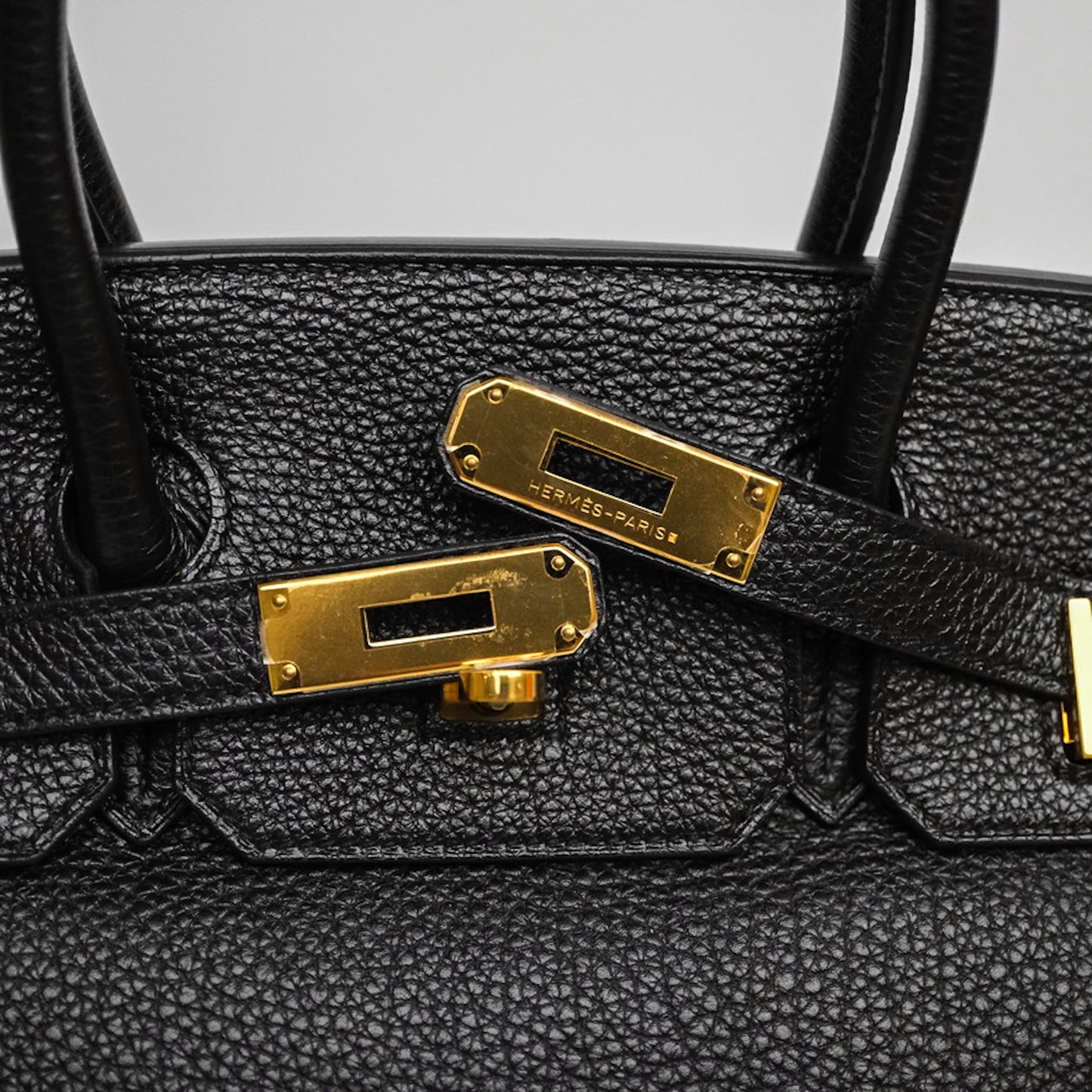 Hermès Birkin 30 Black Noir 89 Togo Gold Hardware