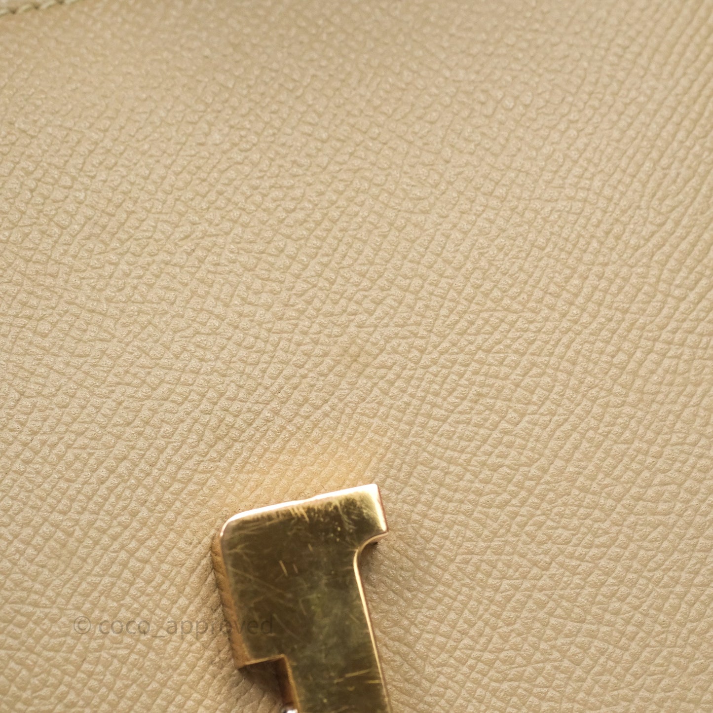 Hermès Constance 24 Trench S2/ Naturel 27 Epsom Gold Hardware
