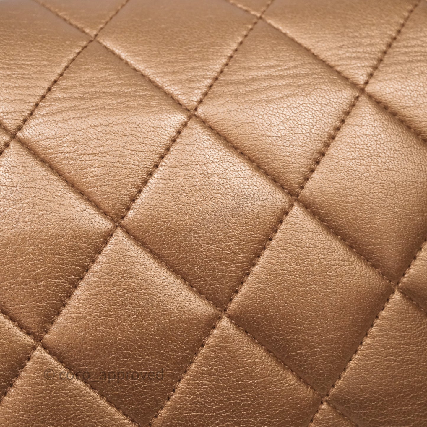 Chanel Vintage Small Quilted Classic Diana Flap Bag Gold Lambskin 24K Gold Hardware