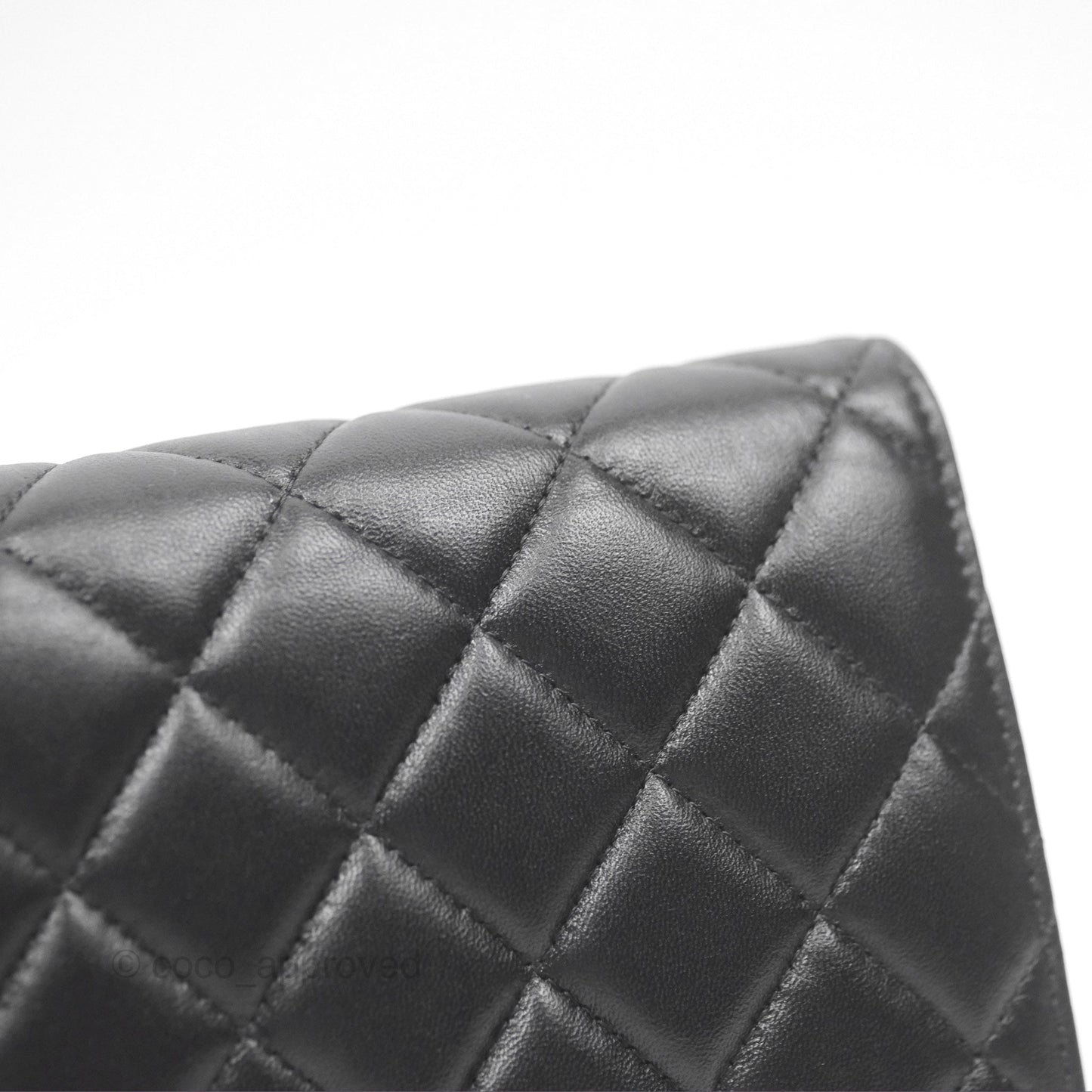 Chanel Quilted Classic Wallet on Chain WOC Black Lambskin Gold Hardware