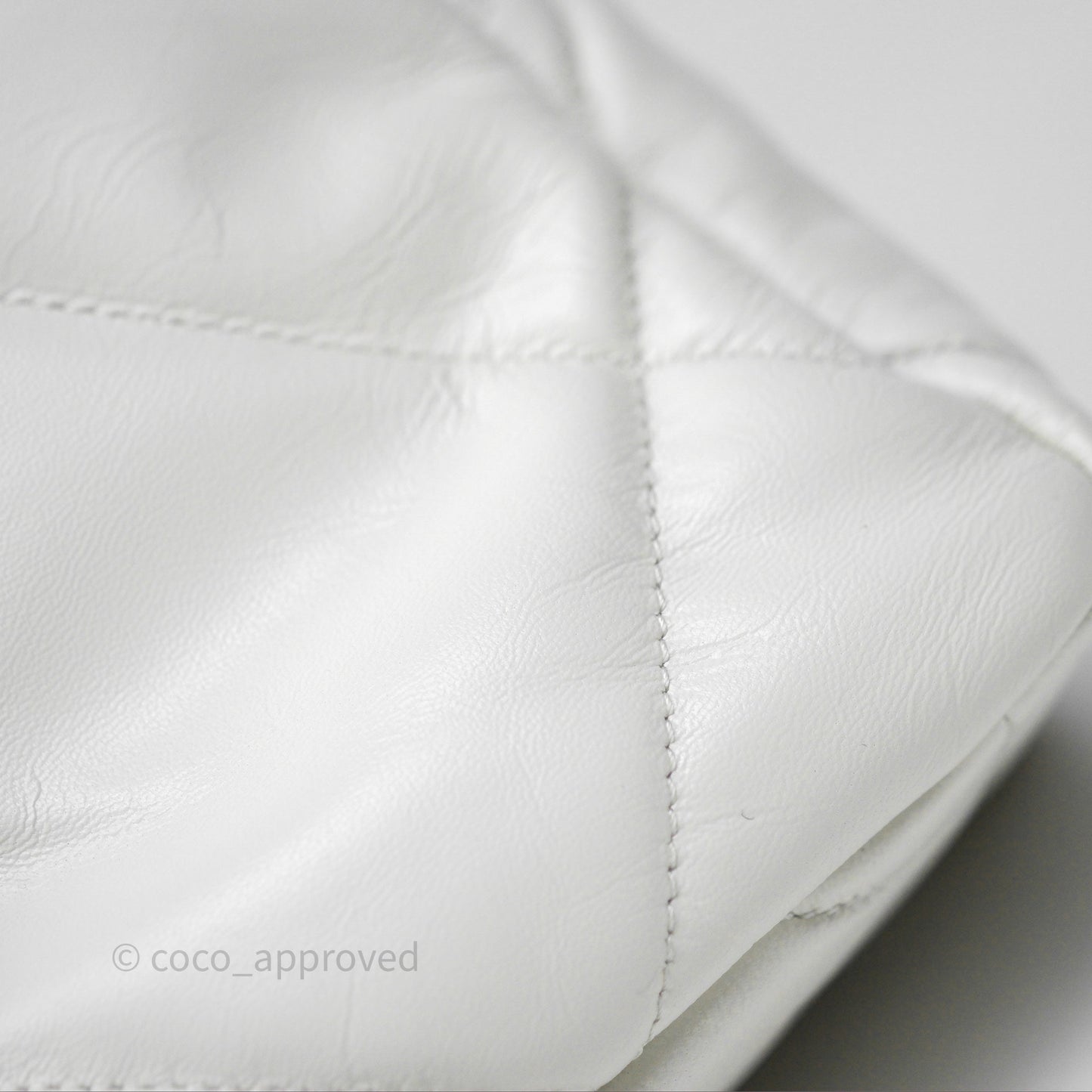 Chanel 19 Small White Mixed Hardware