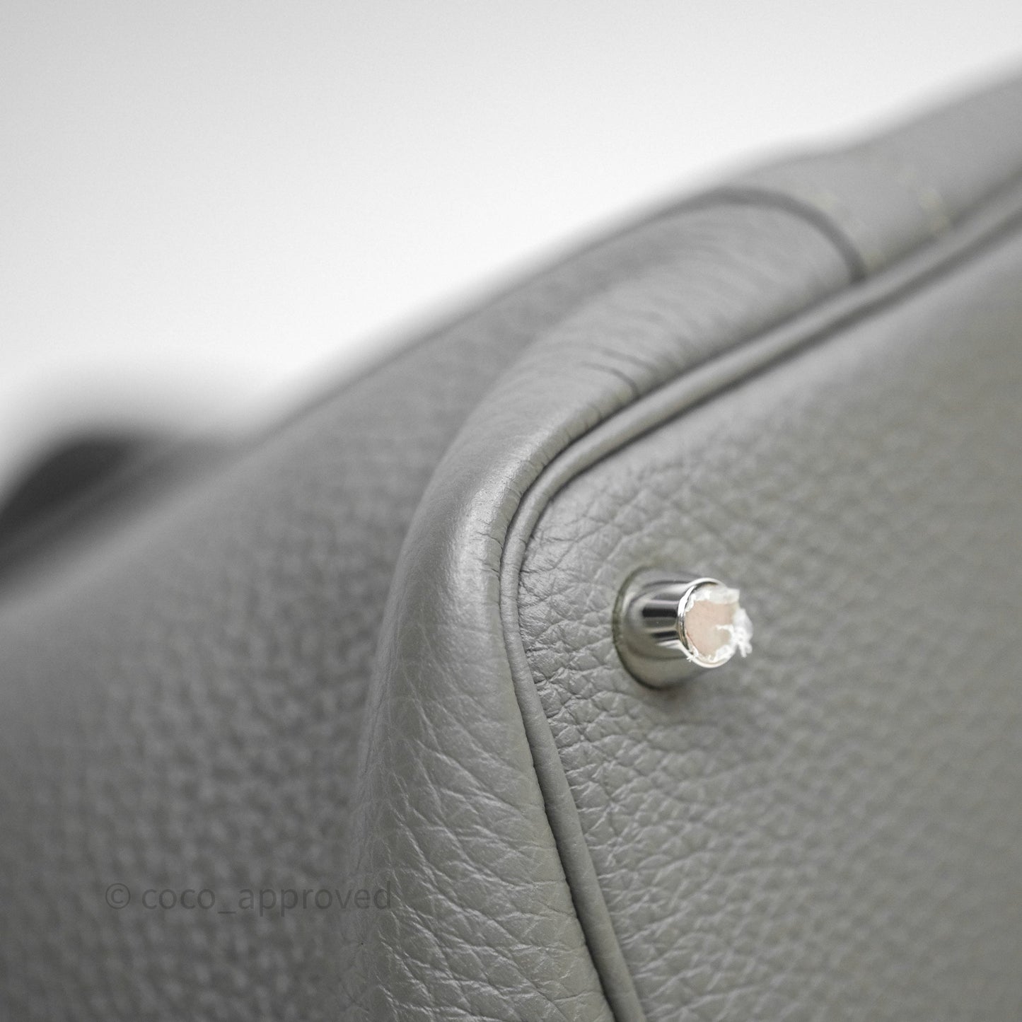 Hermès Picotin 18 Etain 8F Clemence Palladium Hardware