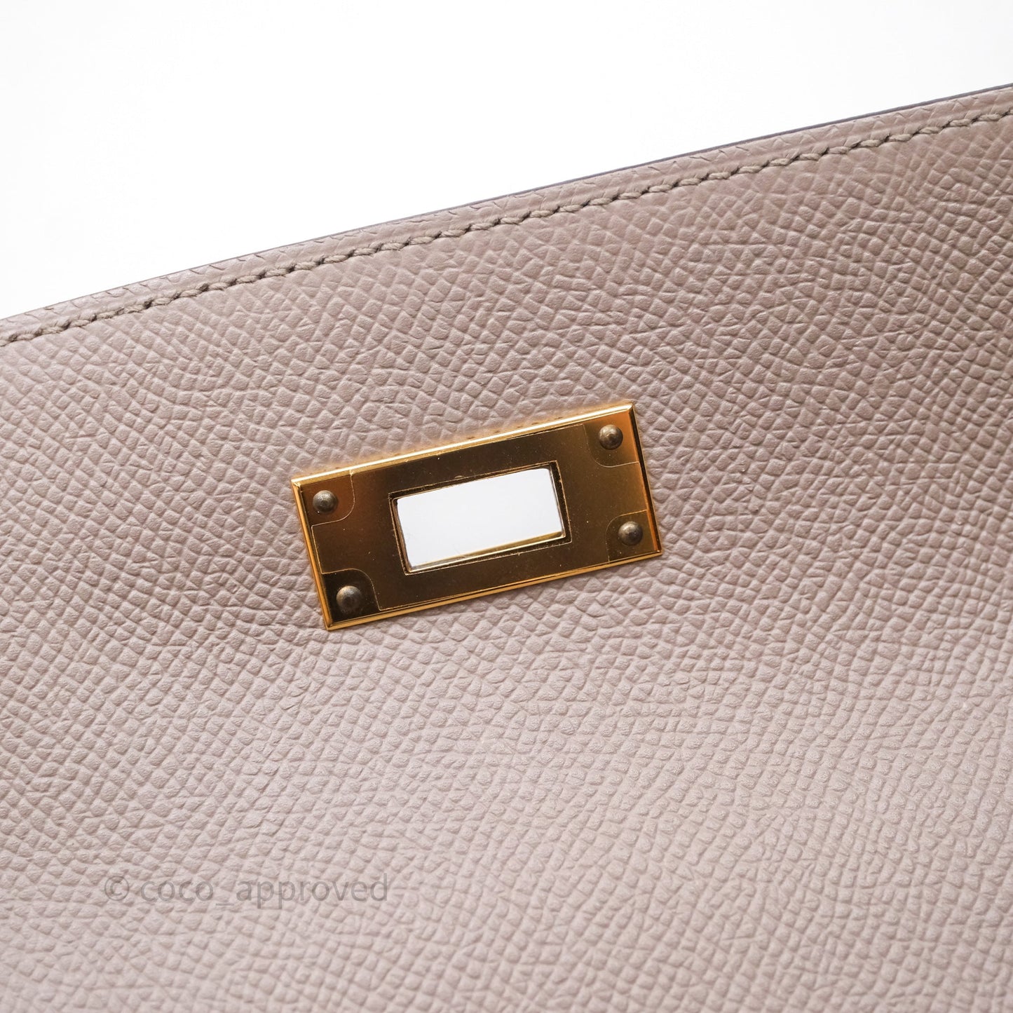 Hermes Kelly 28 Gris Asphalte Epsom Gold Hardware