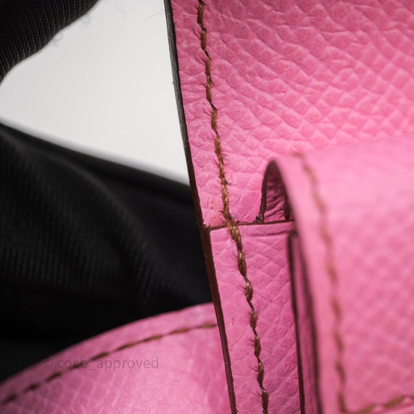 Hermès Kelly Wallet Bubblegum Epsom Palladium Hardware