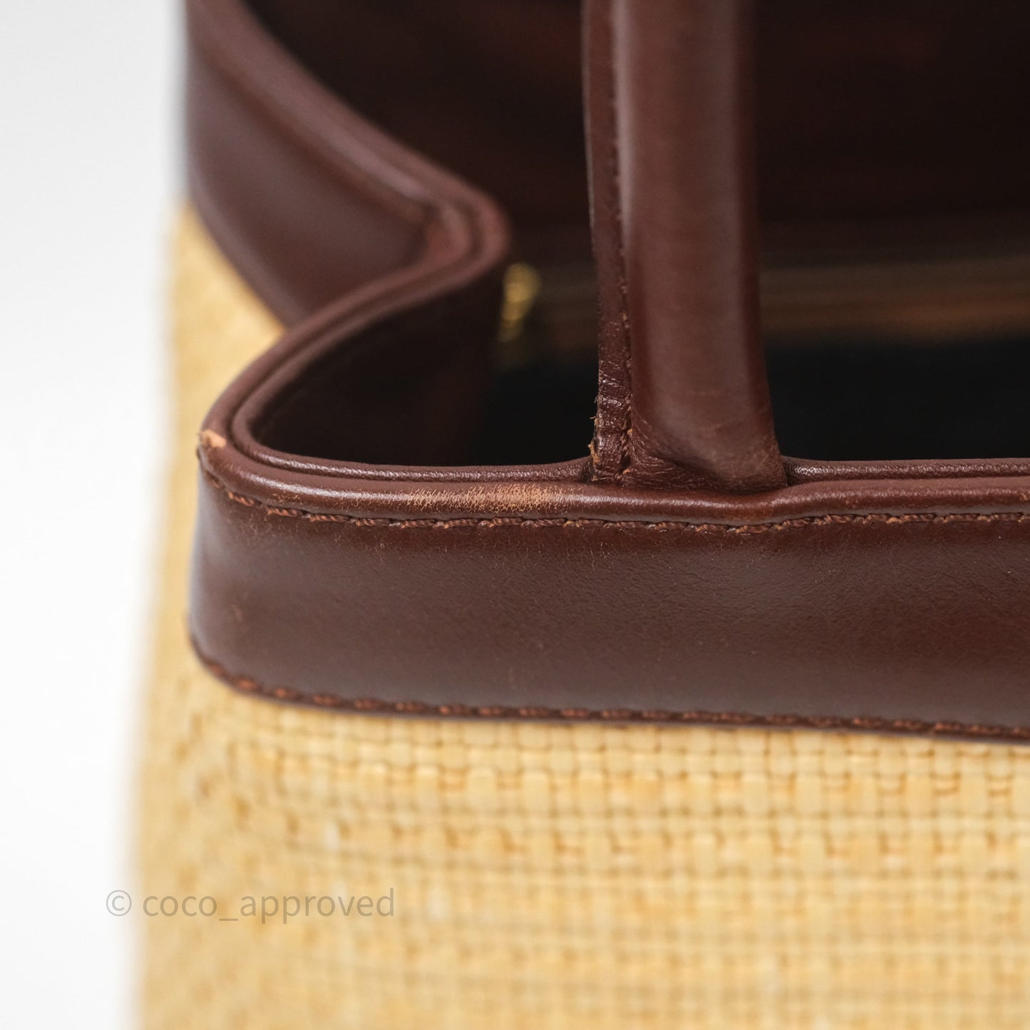 Chanel Vintage Rattan Tote Bag
