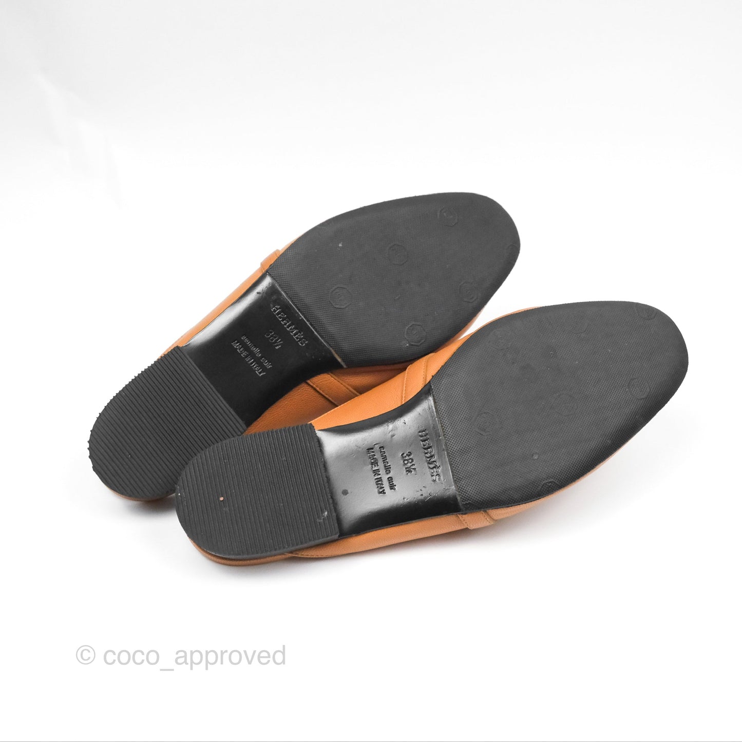 Hermès Oz Mules Calfskin Naturel Palladium Hardware