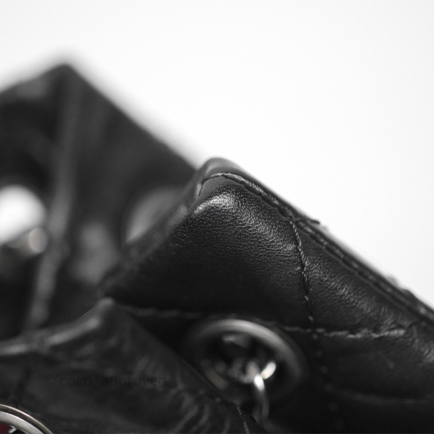 Chanel Small Gabrielle Backpack Black Aged Calfskin