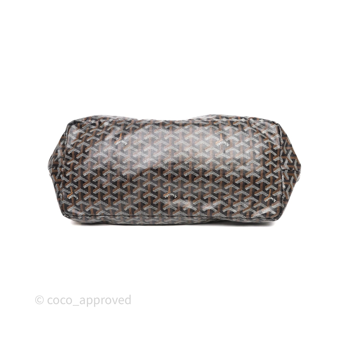 Goyard Saint Louis Tote Bag GM Black/Tan