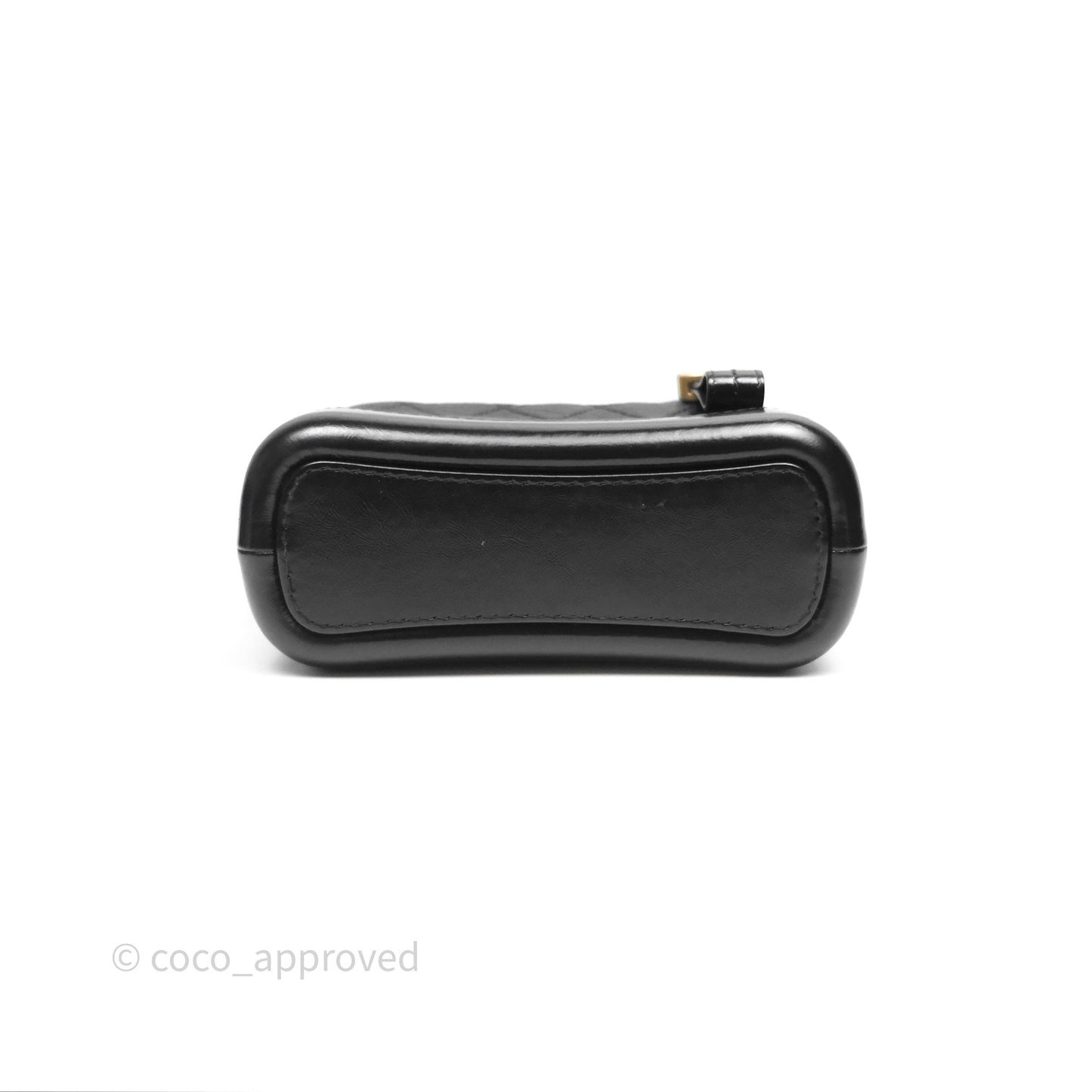 Chanel Small Gabrielle Hobo Quilted Black Aged Calfskin