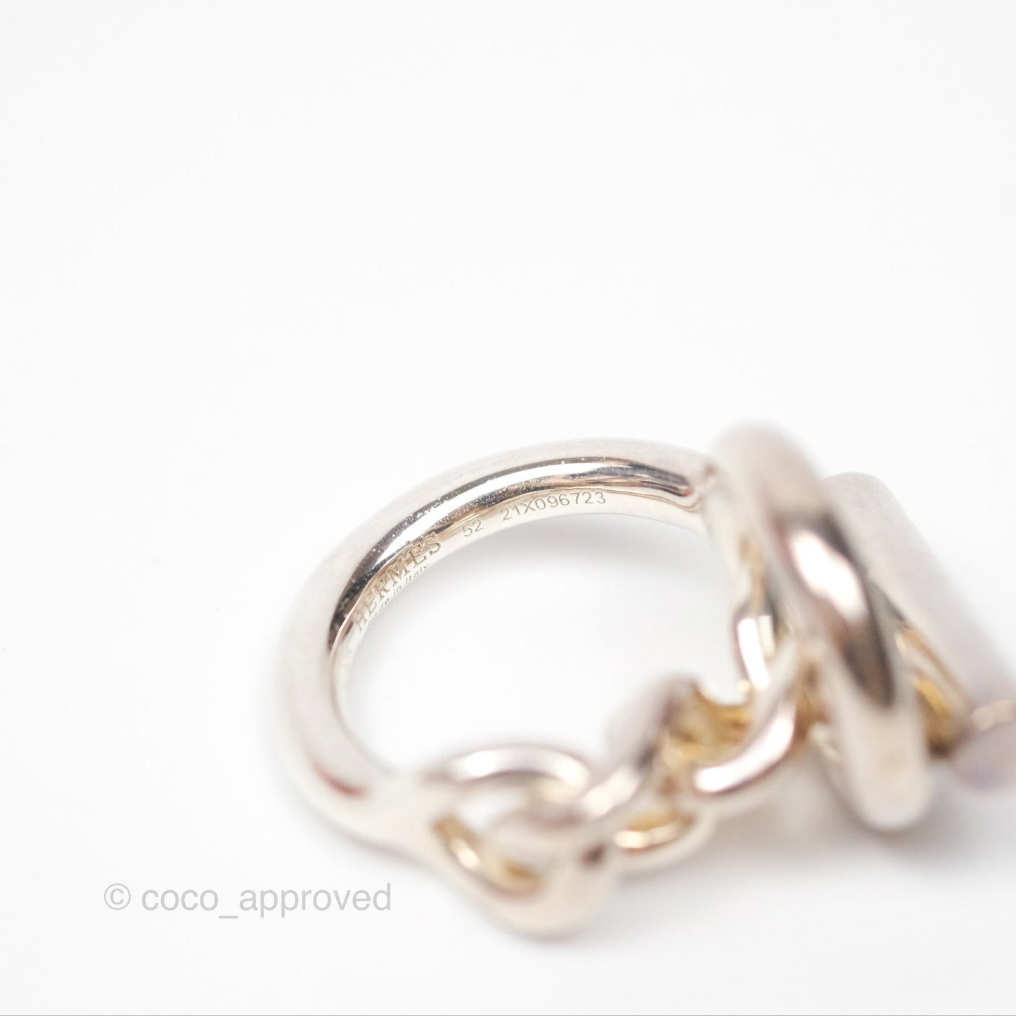 Hermès Echappee Ring GM Sterling Silver