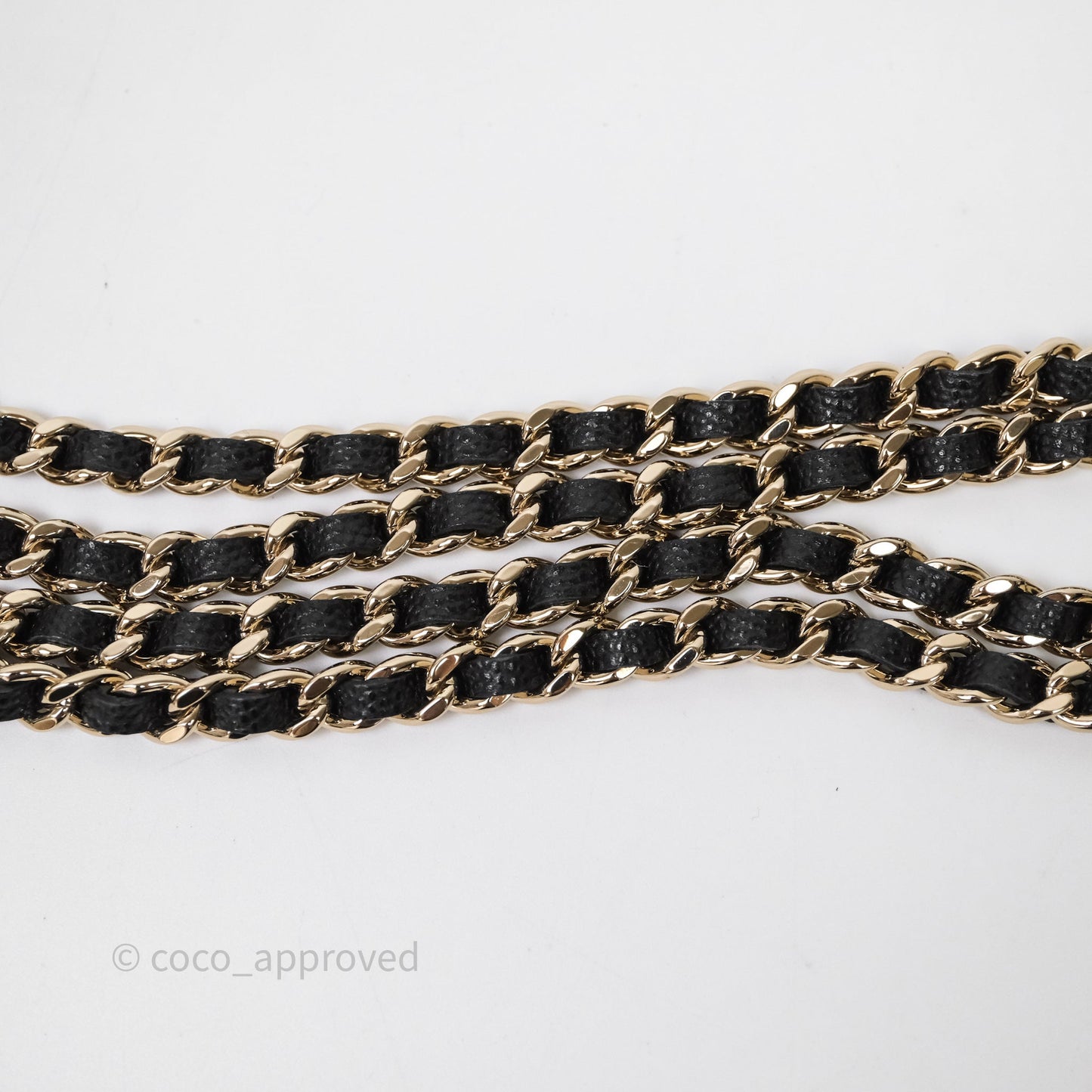 Chanel Clutch with Chain Caviar Black Gold Hardware