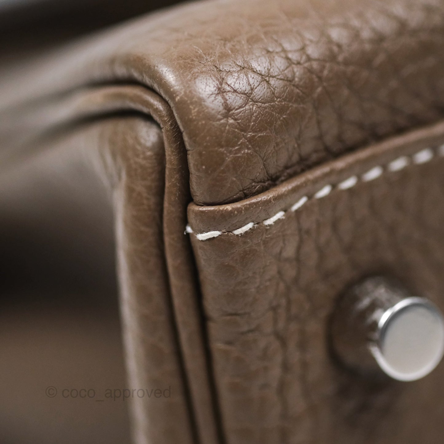 Hermès Kelly 28 Retourne Etoupe 18 Clemence Palladium Hardware
