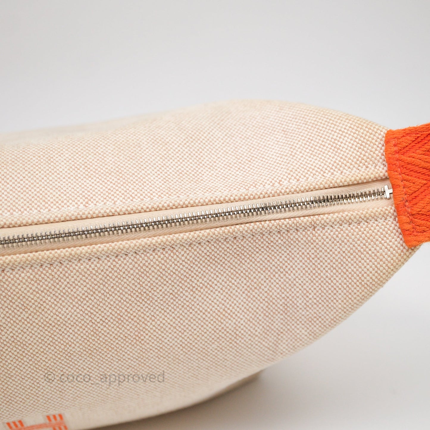 Hermès Small Bride-A-Brac Natural Orange Canvas