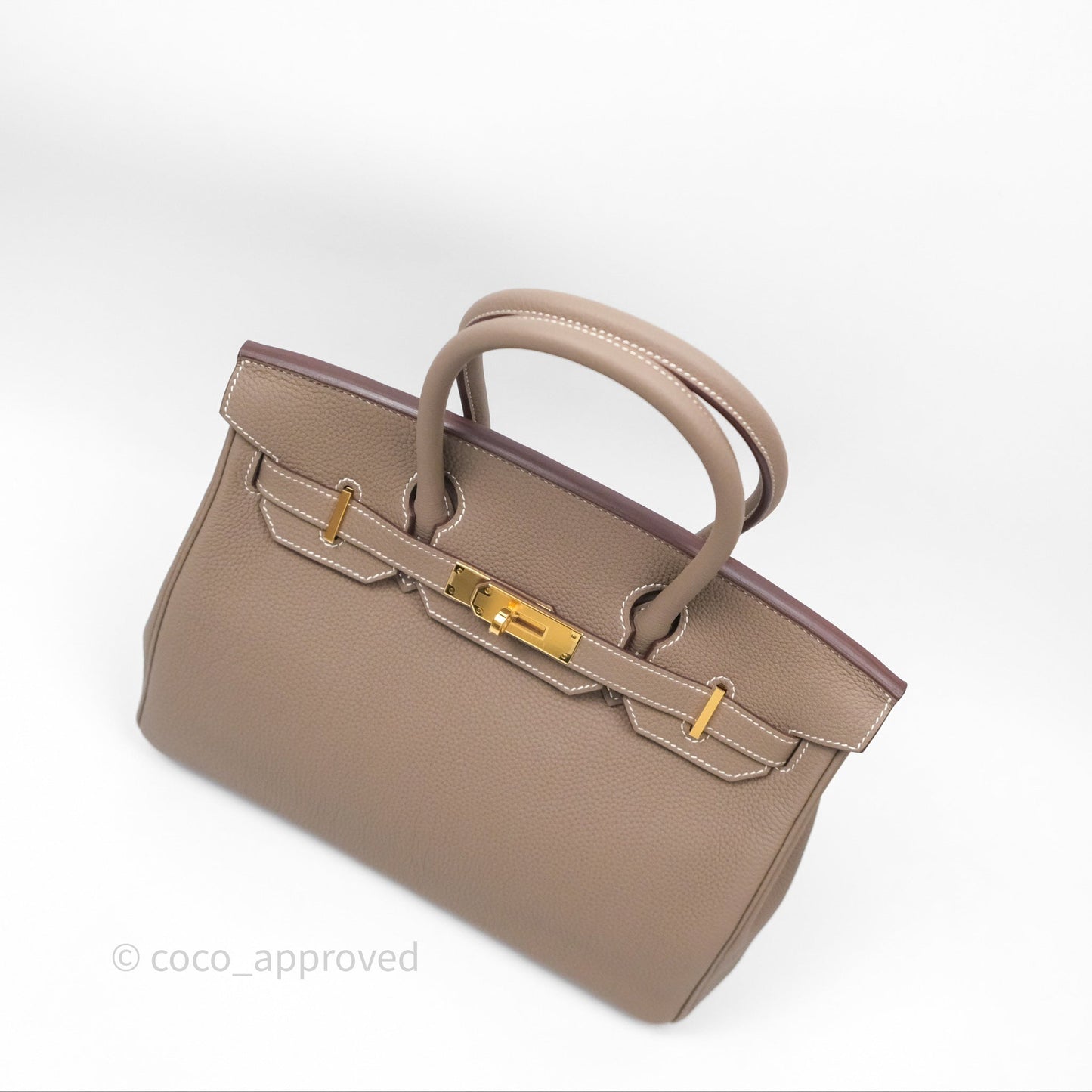 Hermès Birkin 30 Retourne Etoupe 18 Togo Gold Hardware