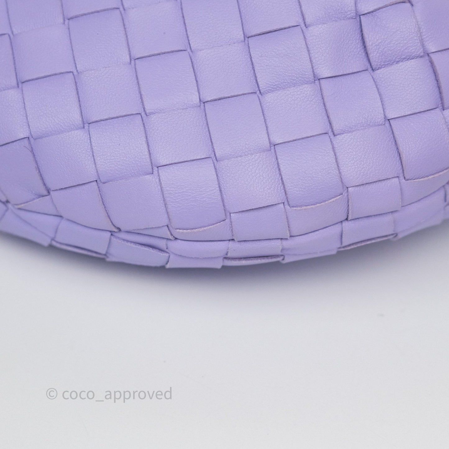 Bottega Veneta Teen Jodie Purple Intrecciato Lambskin