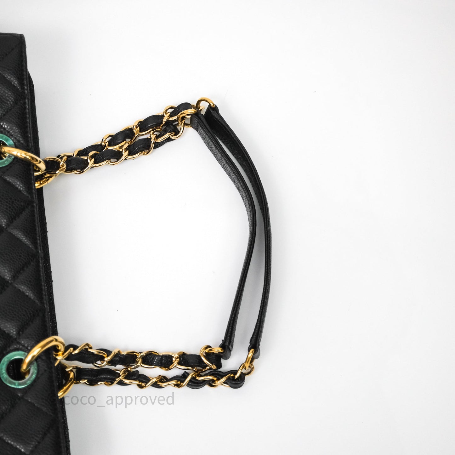 Chanel GST Black Caviar Gold Hardware