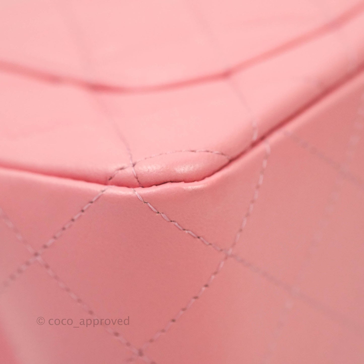 Chanel Classic Quilted Mini Rectangular Flap Pink Lambskin Aged Gold Hardware