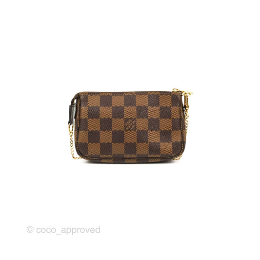 Louis Vuitton Damier Ebene Mini Pochette Accessories